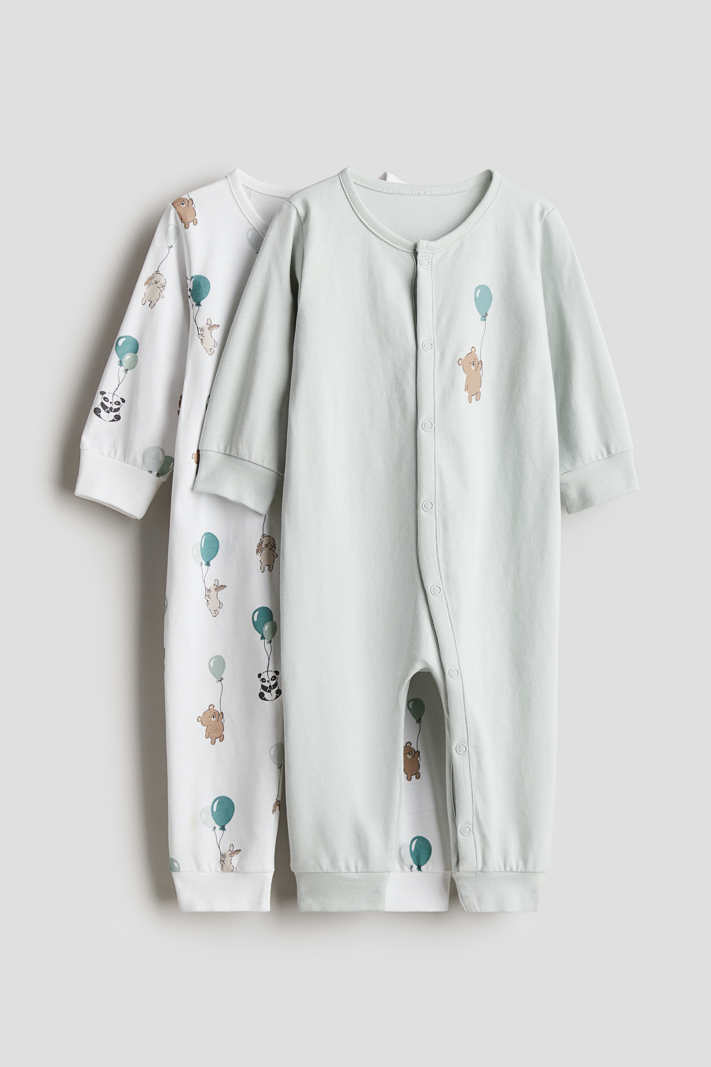 Newborn Sleepsuits Zip Fleece Footless More H M CA