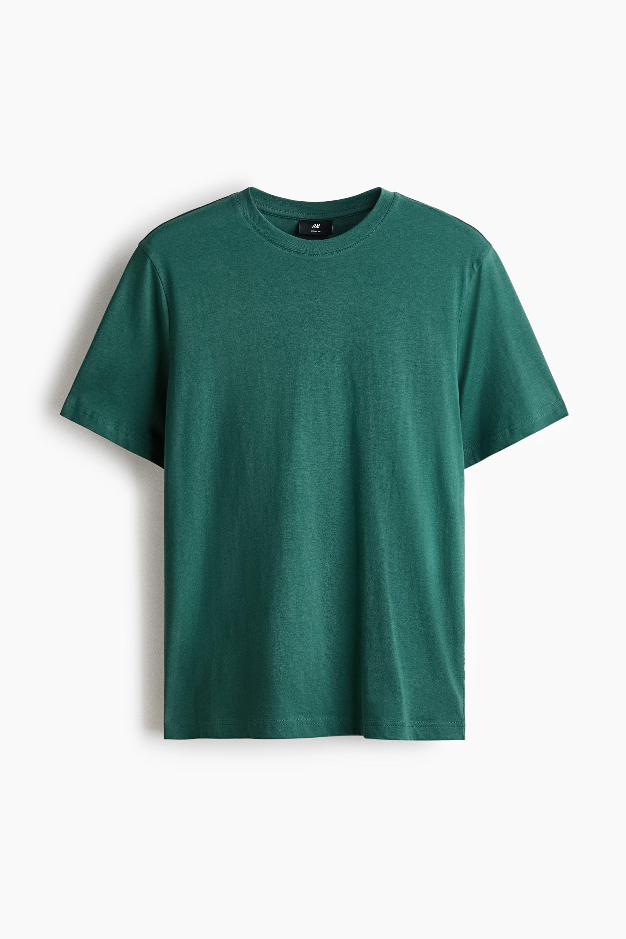Переглянути збільшене зображення: Футболка Regular Fit - Зелений - Men | H&M UA 1