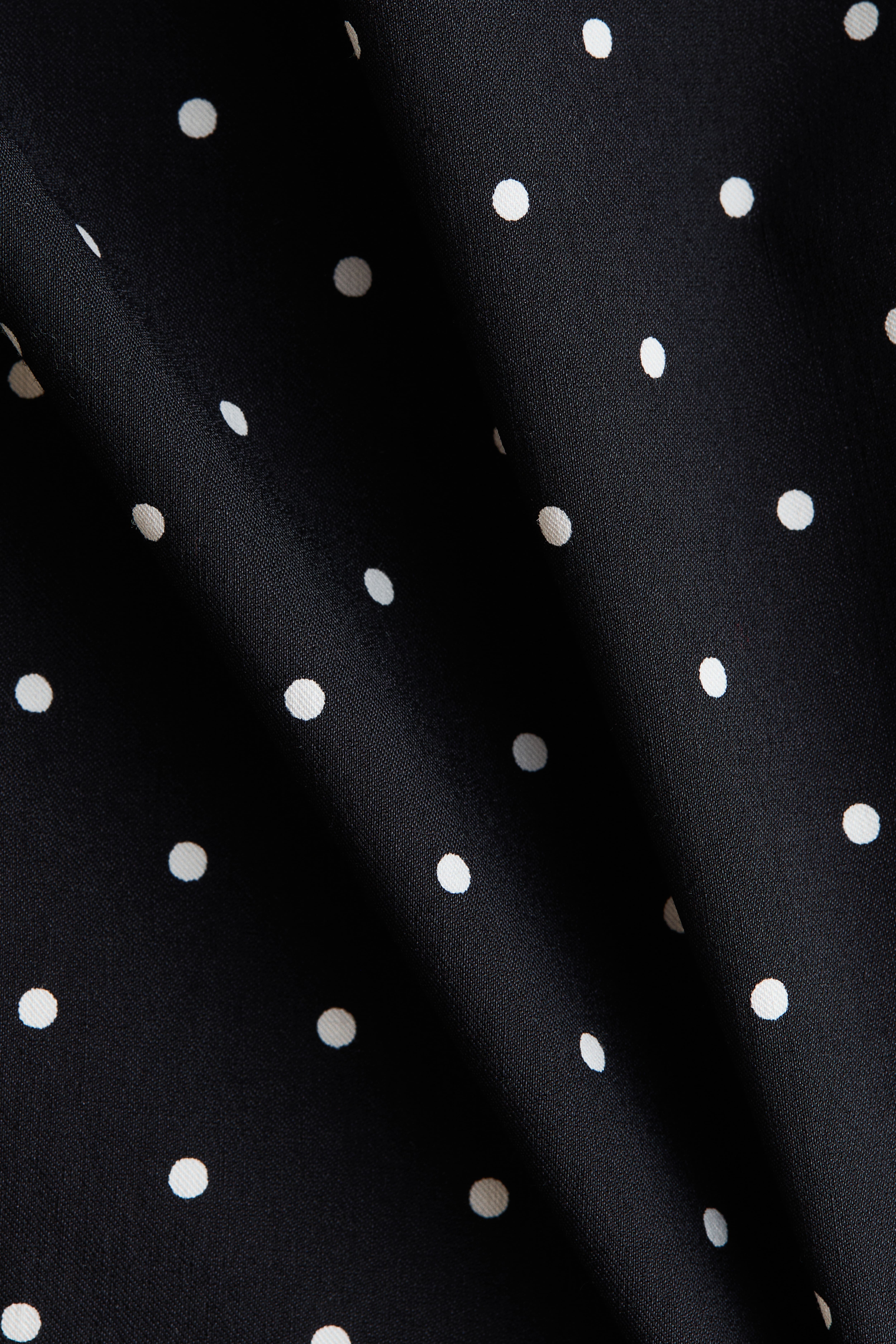 Viscose-Blend Top with Keyhole Detail
