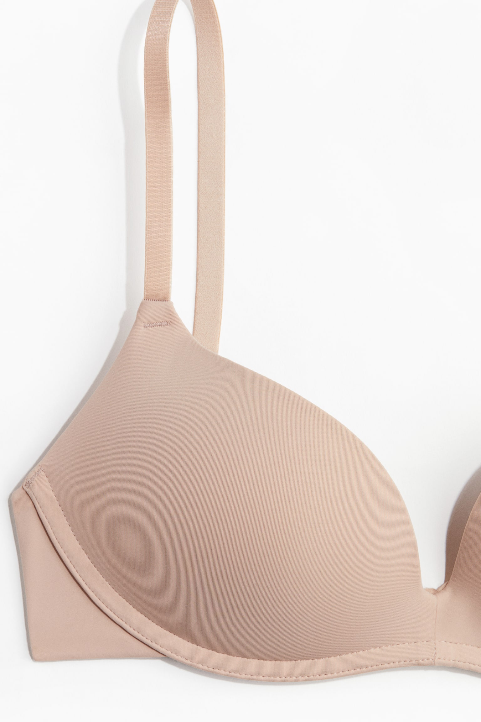 Бра пуш-ап Soft-Cup, микрофибра — H&M, цвет: Бежевый — фото 2