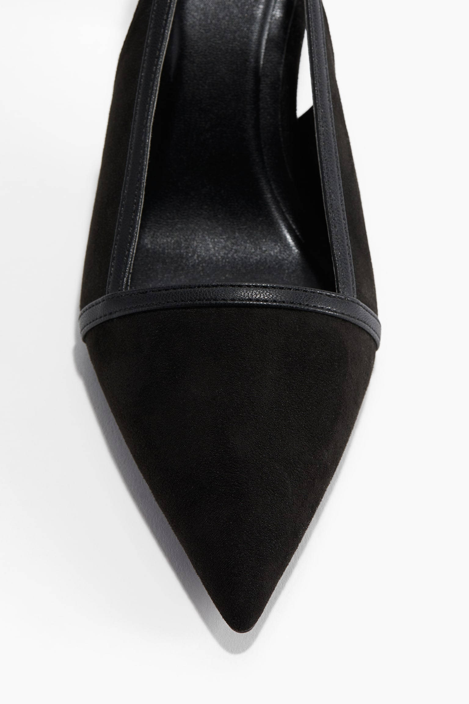 Pointed slingbacks - Black - 3