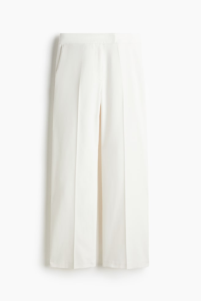 Gerade Hose - White/Schwarz/Dunkelbraun - 1