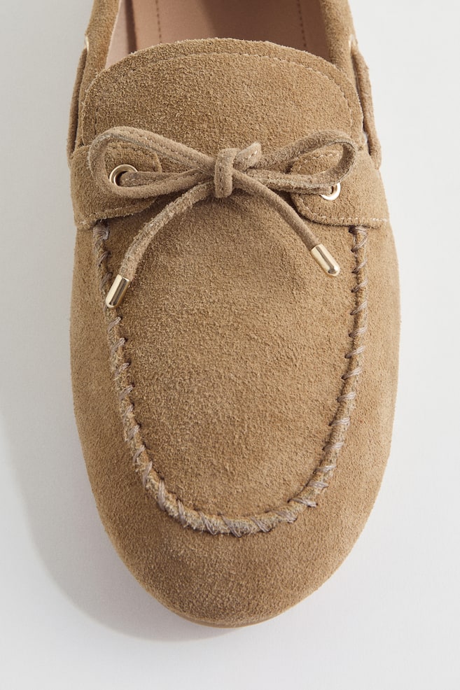 Chaussures de pont - Beige foncé/Blanc/imprimé peau de vache/Bleu marine/Crème - 2