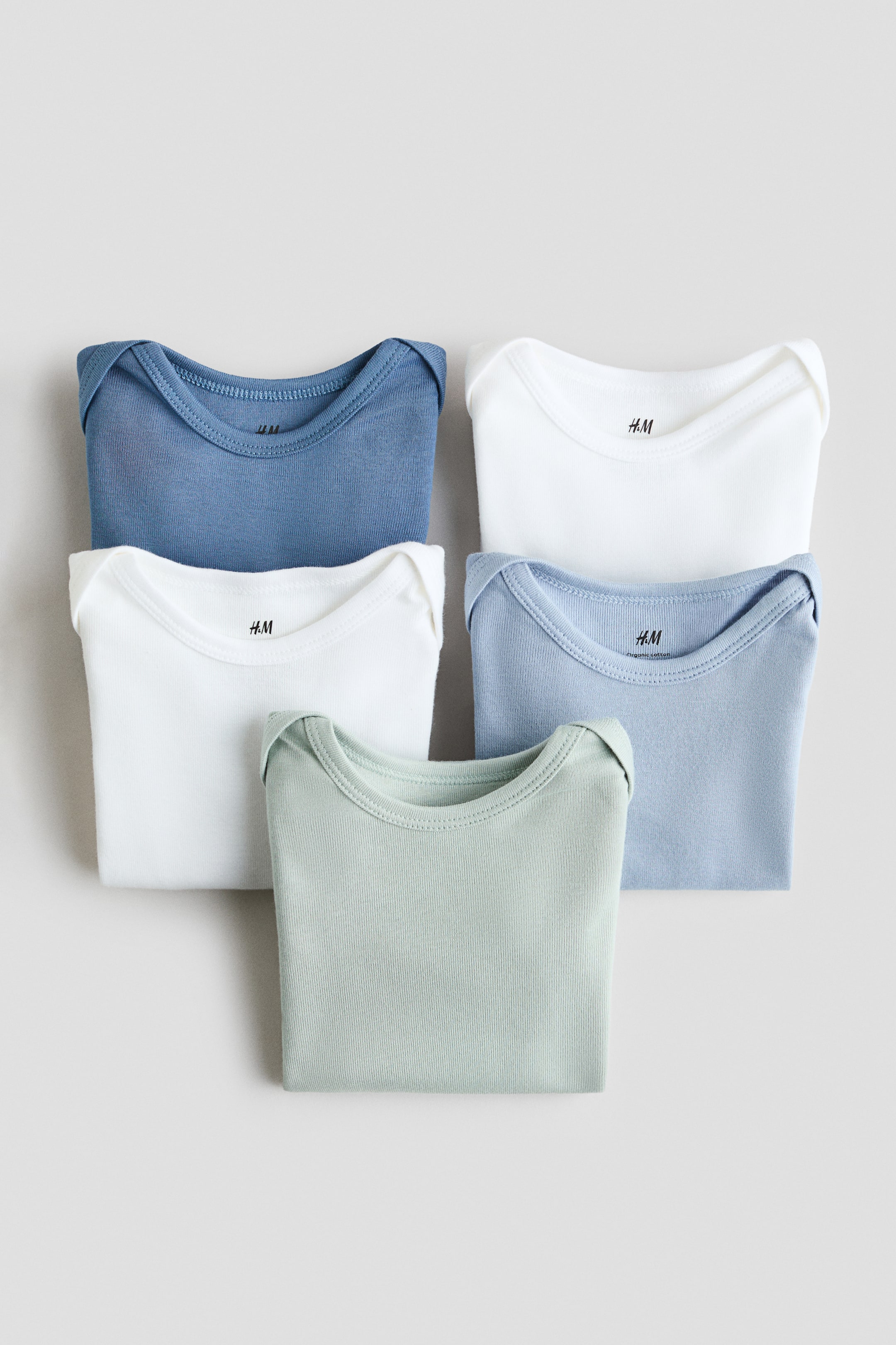 View larger image: 5-pack bodysuits - Blue/Green - Kids | H&M IN 2