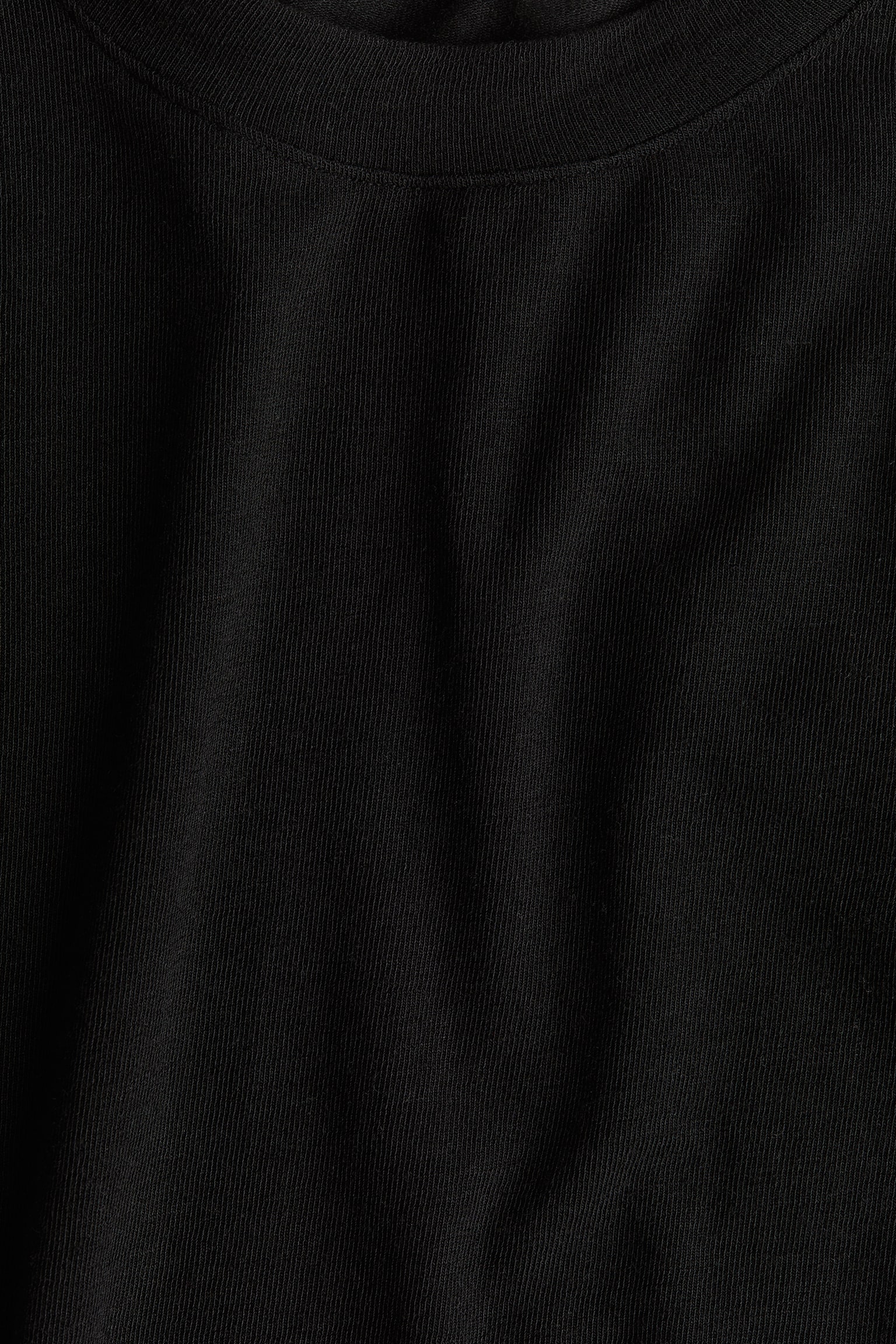 Детский топ H&M Long-Sleeved Cashmere-Blend, цвет: Чёрный — фото 2