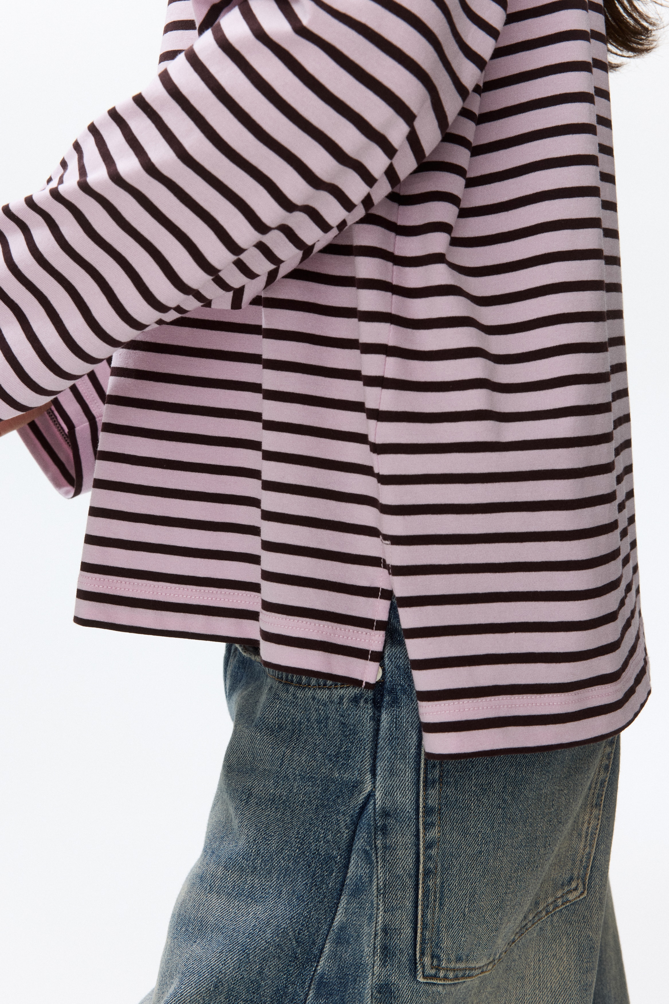 Long-Sleeved Cotton Top thumbnail 3