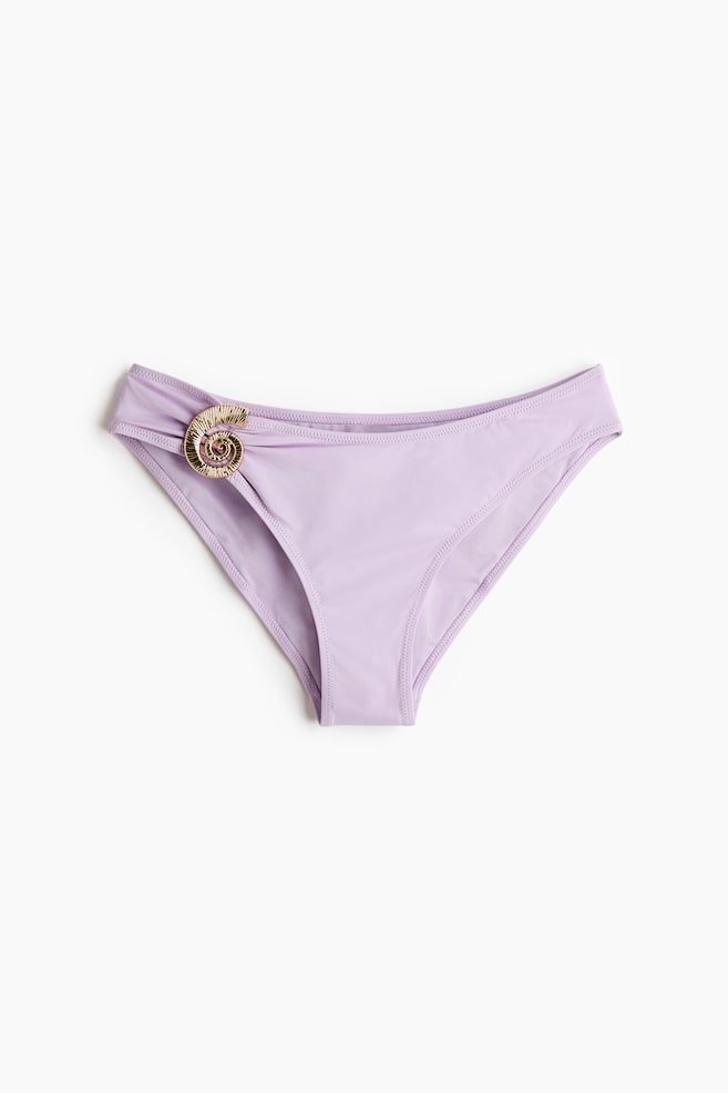 Cheeky Bikini bottoms - Light purple/Black/Light beige - 1