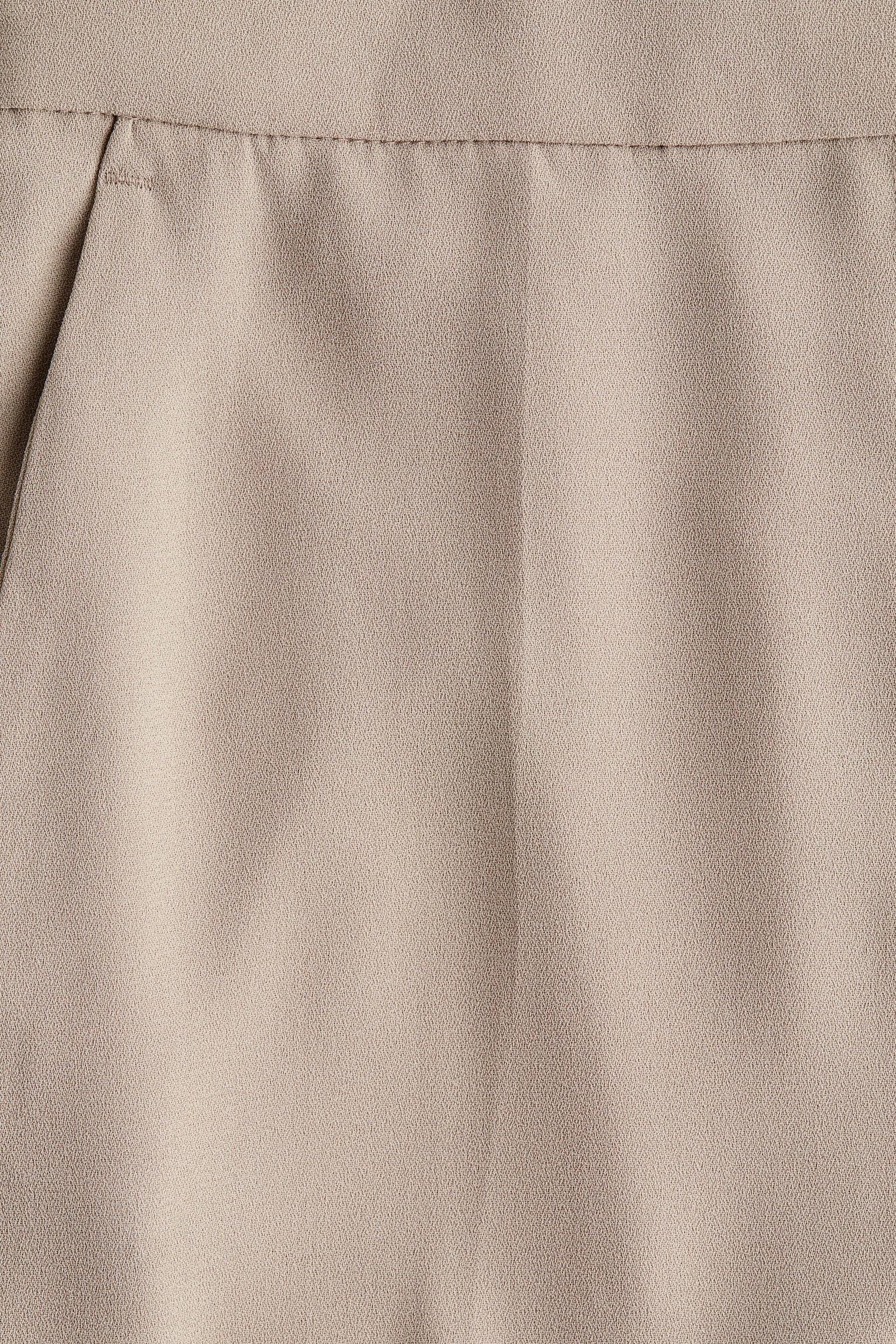 Женские брюки H&M Straight-Leg Creased, цвет: Бежевый — фото 2