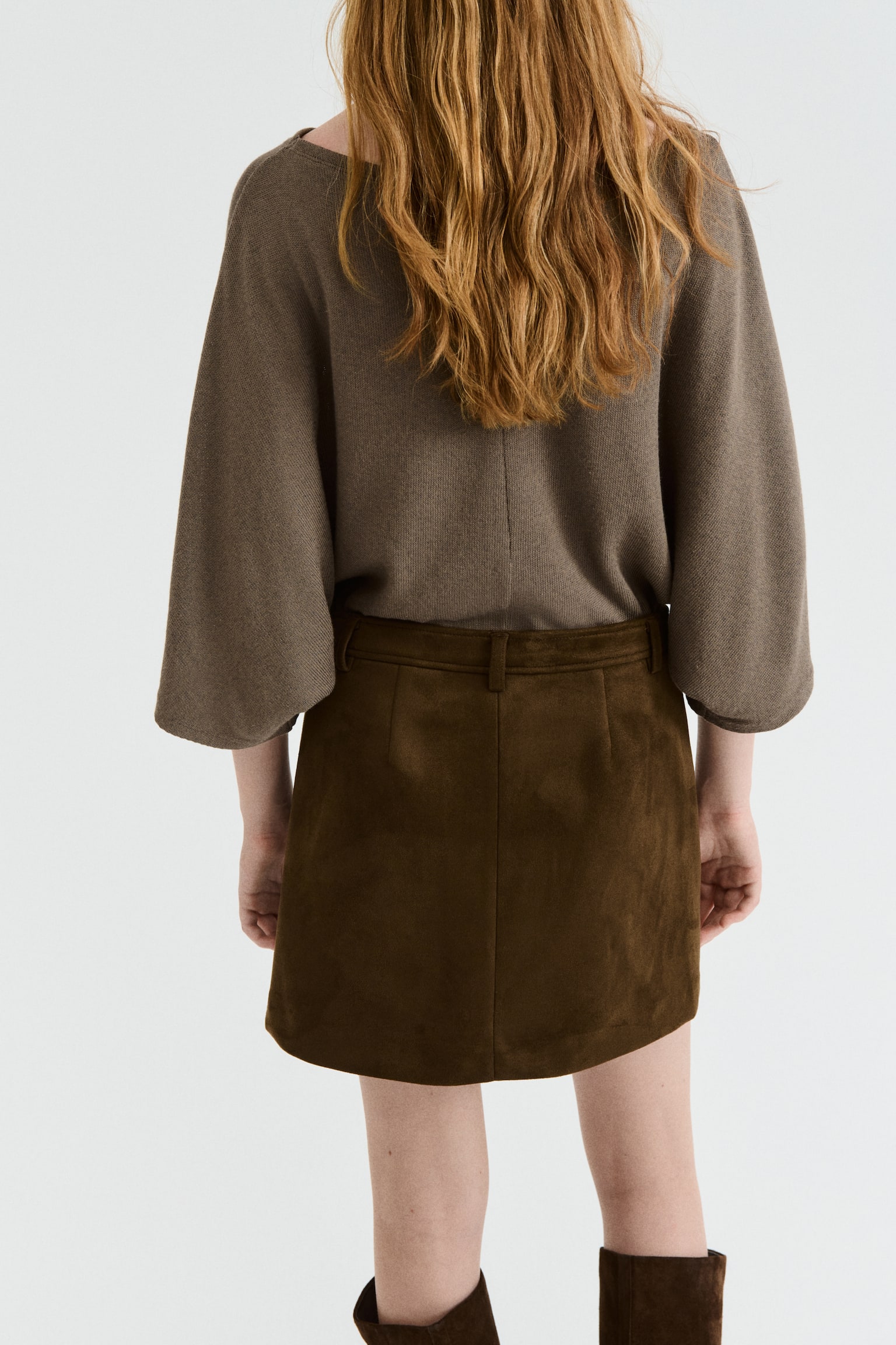 Oversized top - Dark mole/Black - 4