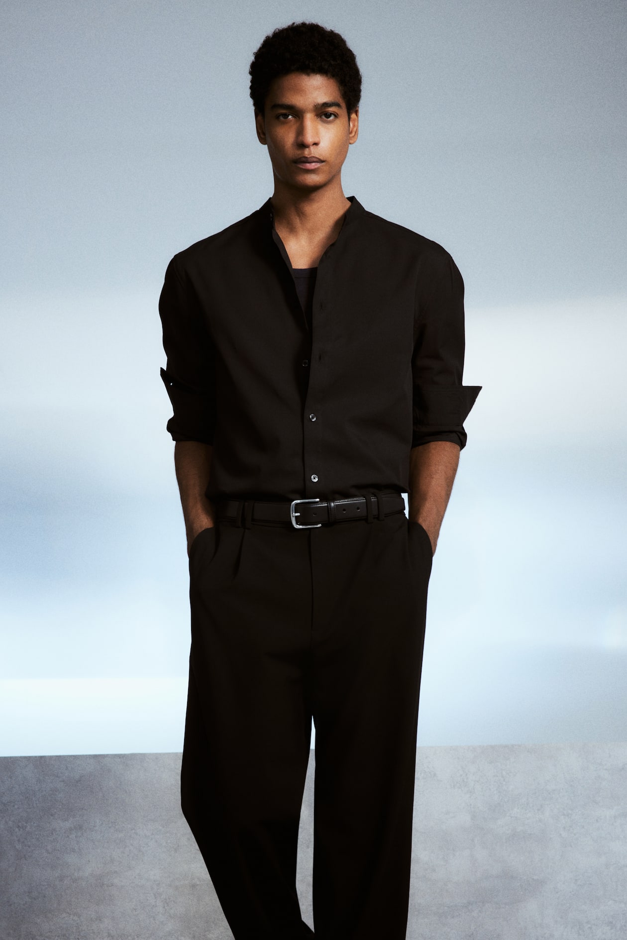 Slim Fit Camicia Coreana H&m Camicia Coreana E Bretelle