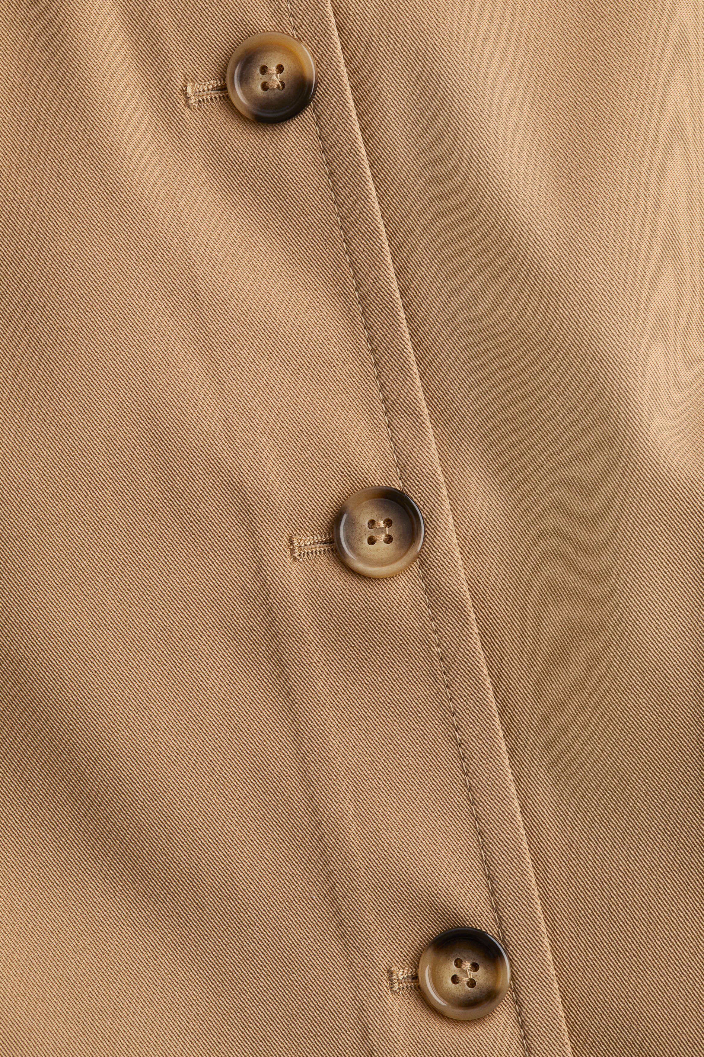 A-line cotton skirt
