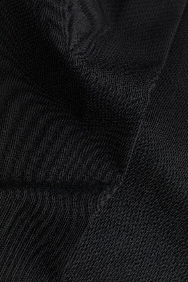 Wool-blend pencil skirt - Black/Grey - 4