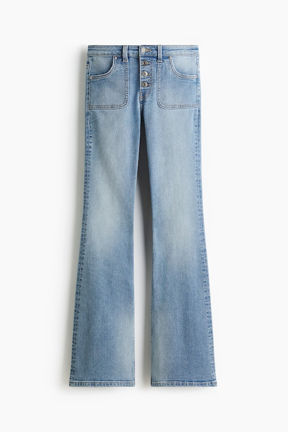 Женские джинсы H&M Flared Regular Jeans