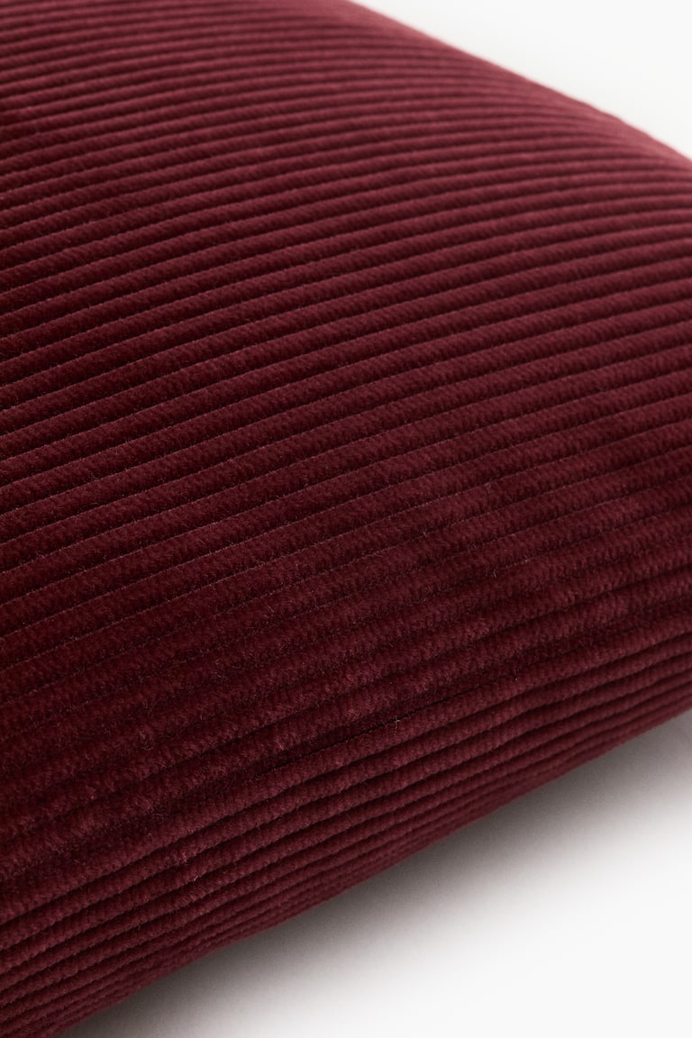 Housse De Coussin En Velours Côtelé De Coton Housse De Coussin