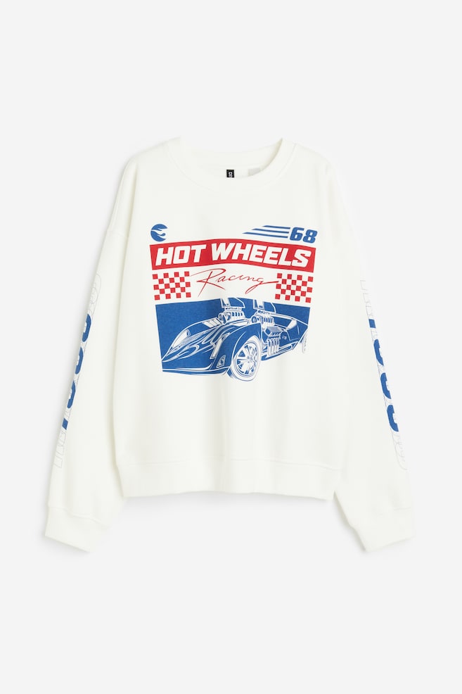 Sweatshirt med trykk - Cream/Hot Wheels/Lys rosa/Berkeley University/Sort/Blondie/Lys lilla/Fleetwood Mac/dc/dc/dc/dc/dc/dc - 2