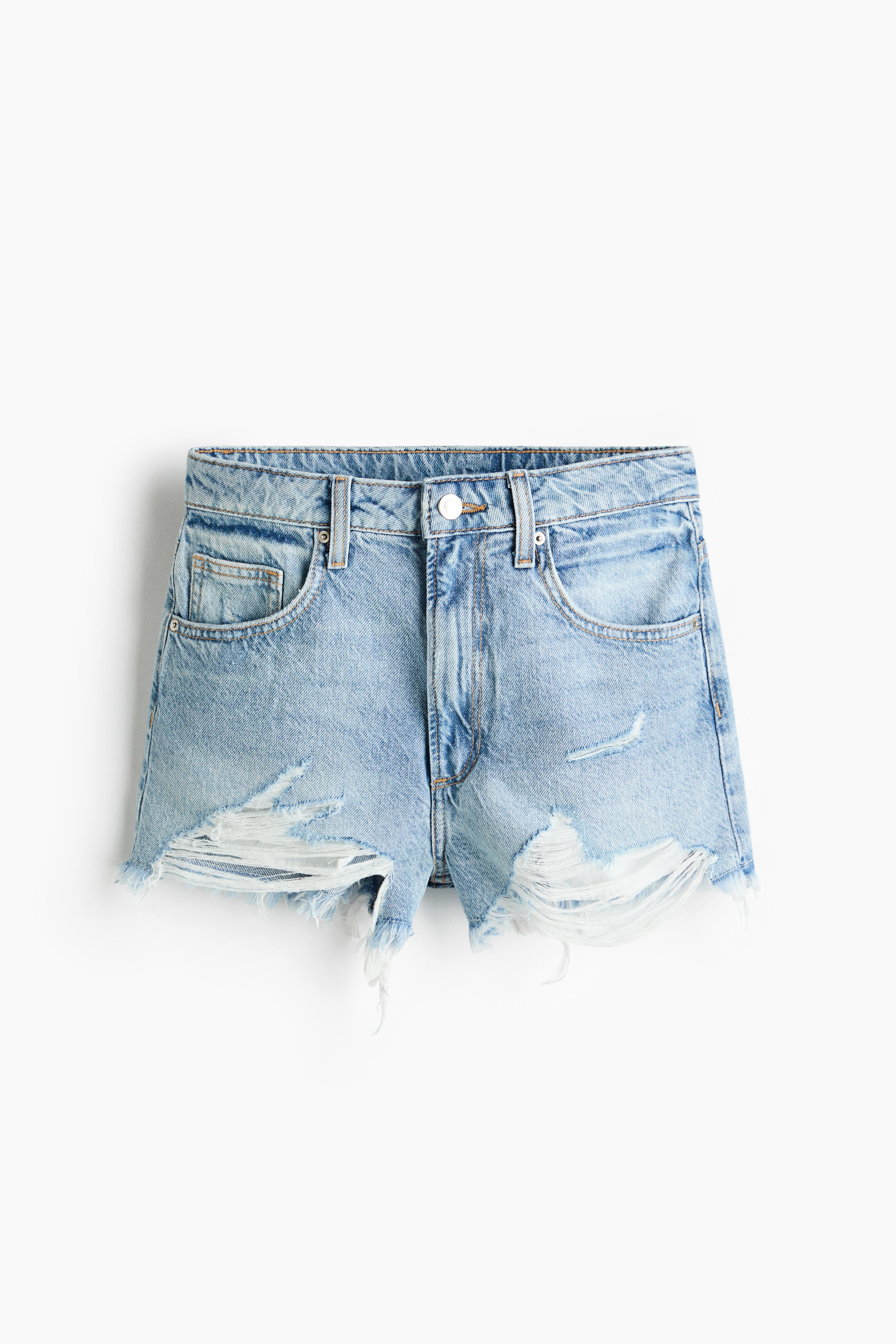 Distressed-Look Denim Shorts from H&M - $29.99