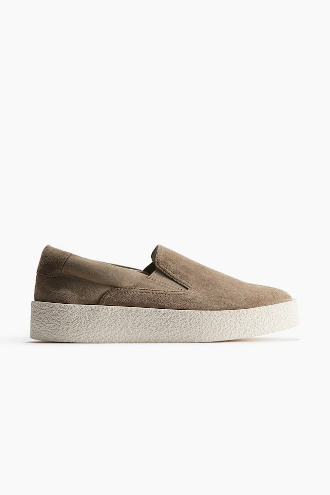 Slip-on trainers - Beige - 1