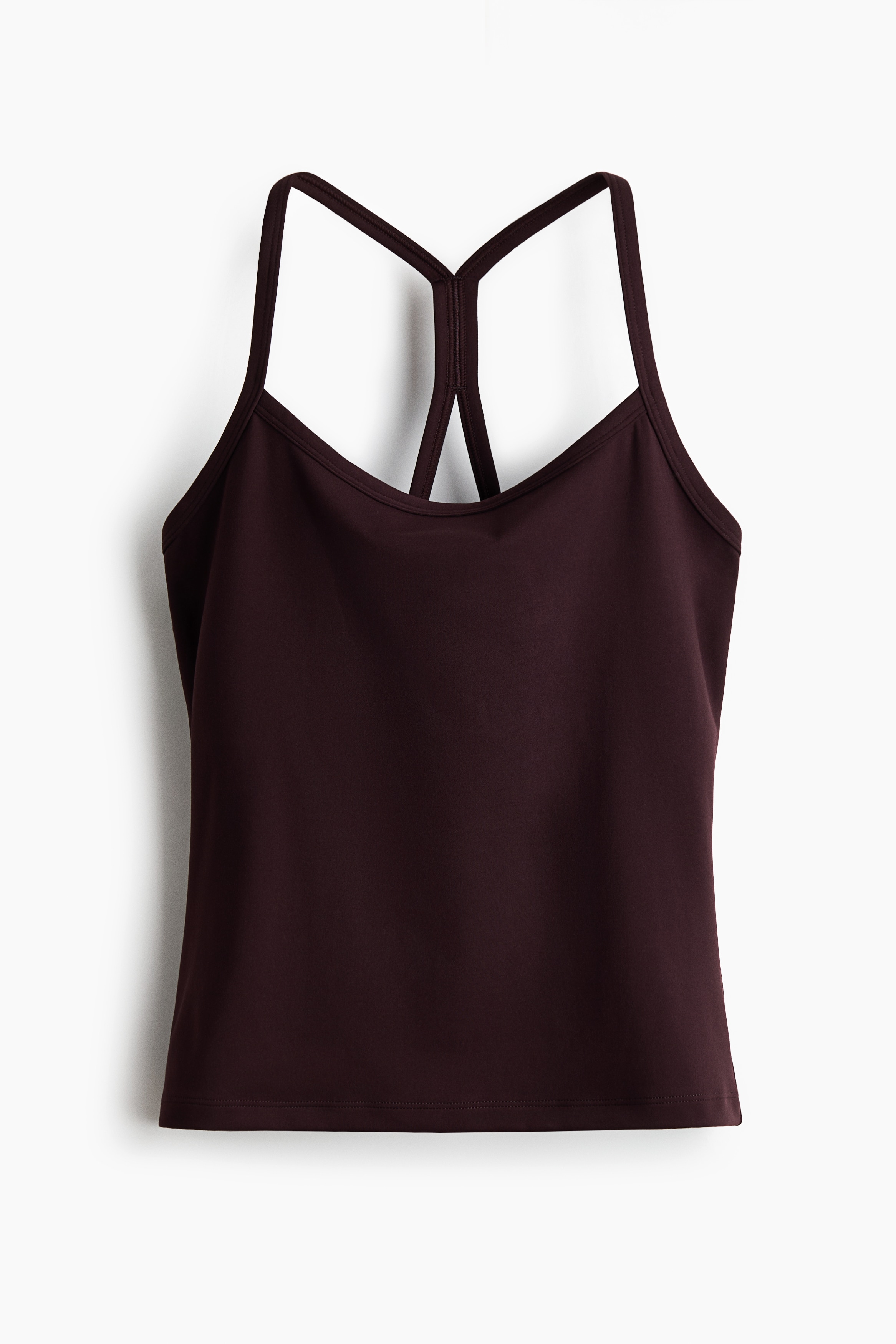 H & M - Sport-Trägertop mit integriertem BH mit SoftMove - Rot - Sportswear