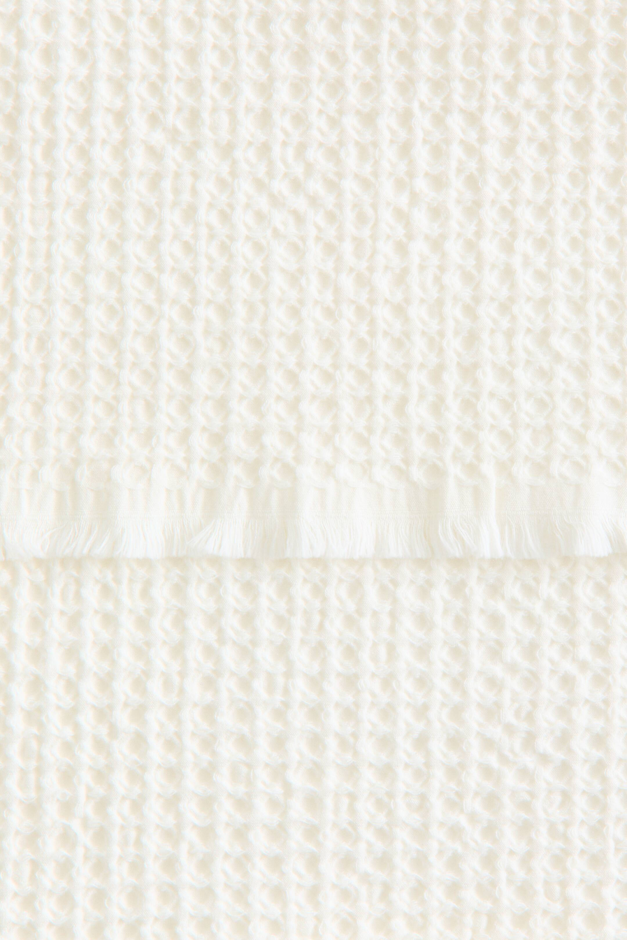 View larger image: Waffled hand towel - White - Home All | H&M IN 4