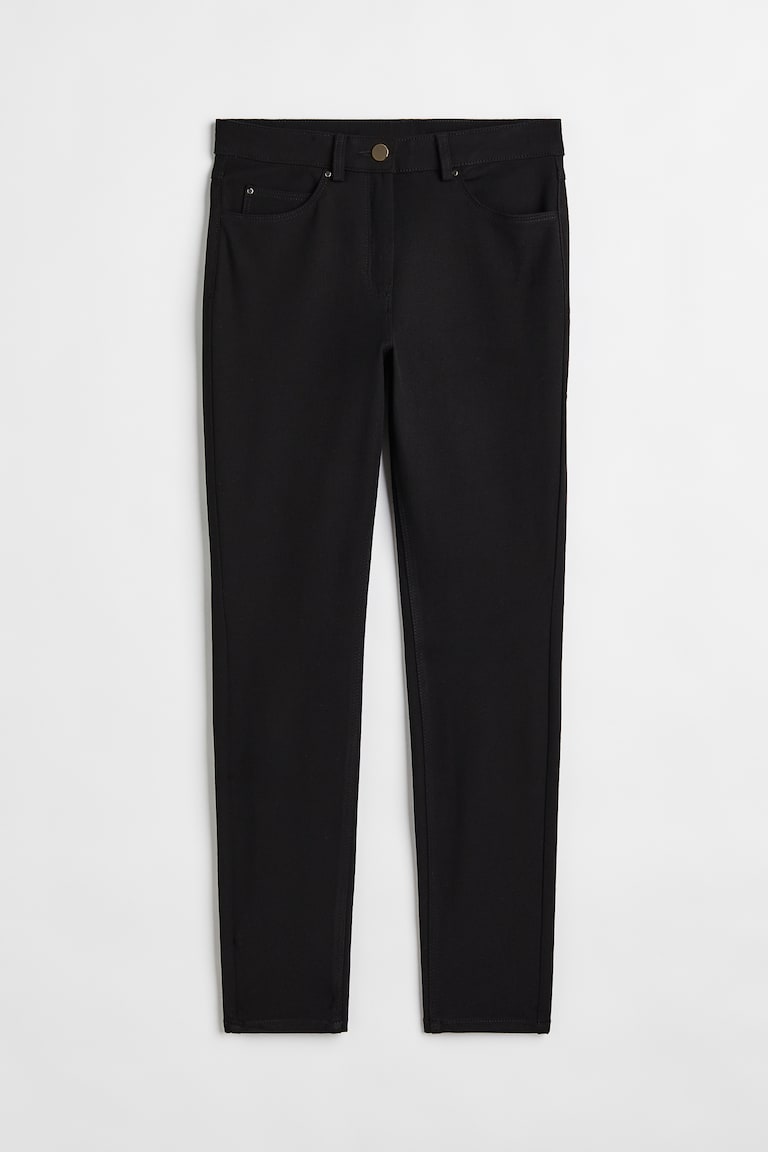 Pantaloni stretti in twill Nero DONNA H&M IT