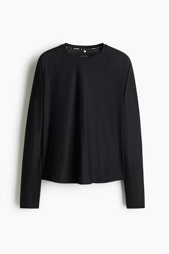 Running top with DryMove™ - Black - 1