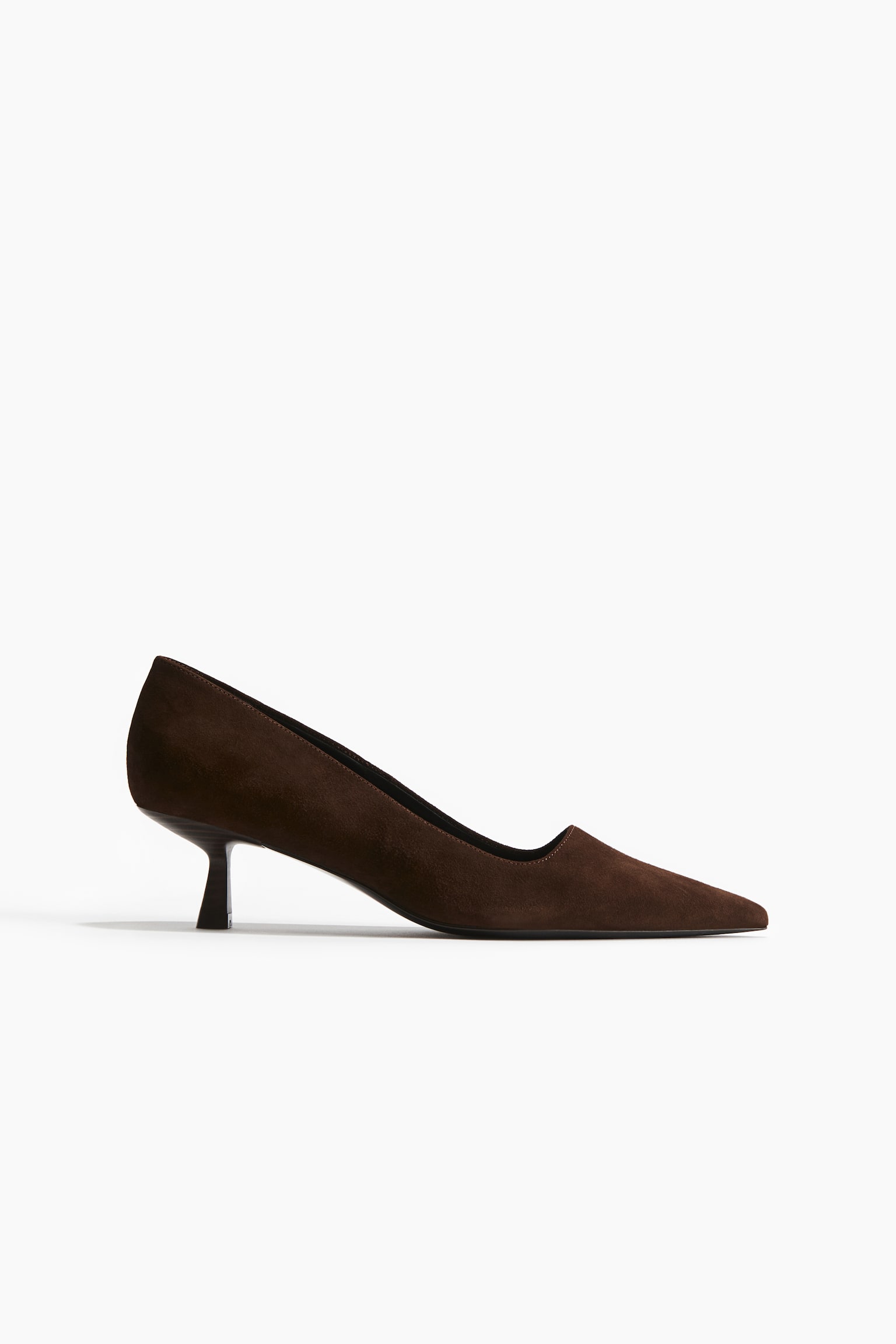 Leather Pumps - Dark brown/Black - 2