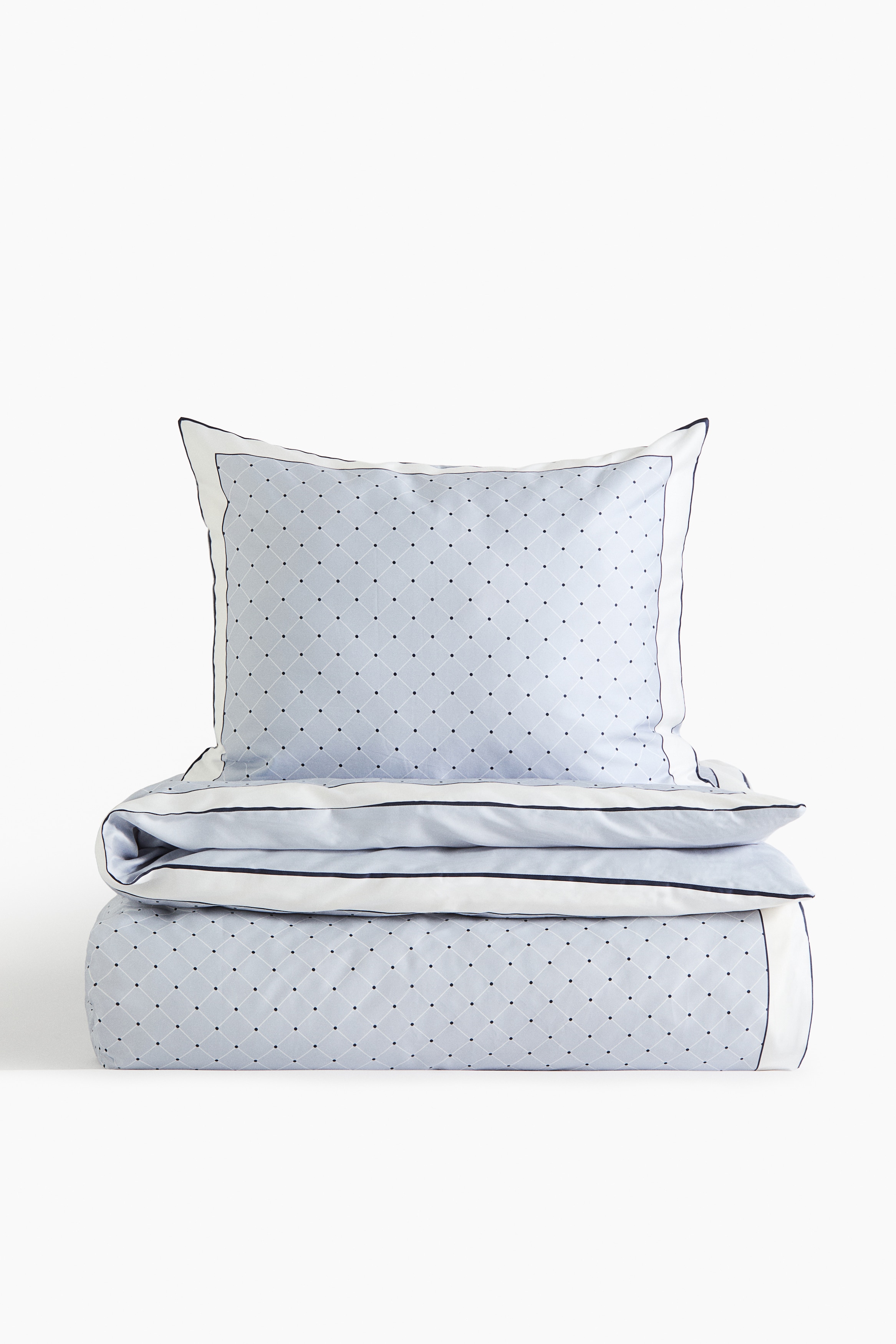 Cotton sateen single duvet cover setModel