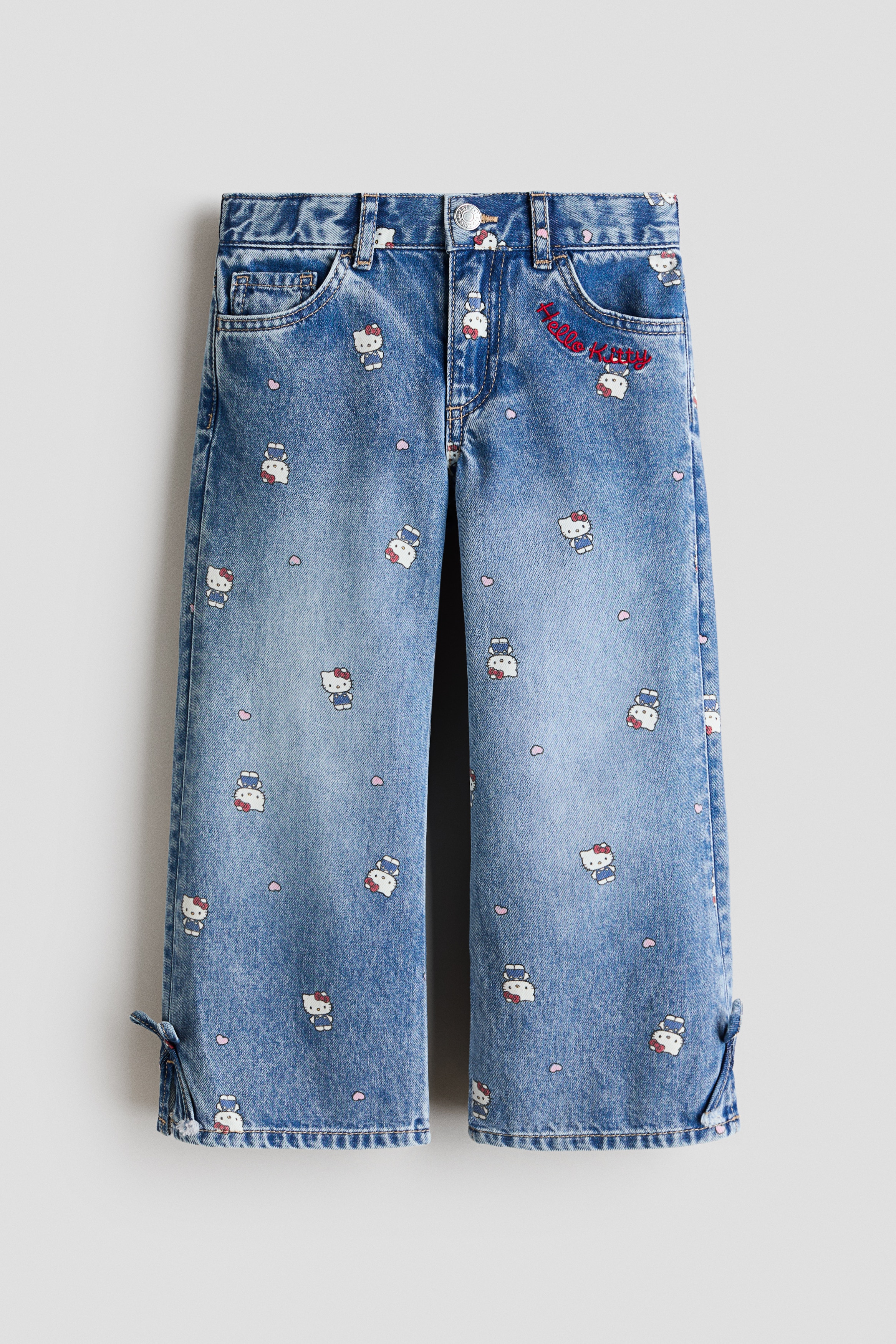 Wide Leg Jeans con estampado - Azul denim/Hello Kitty/Azul denim pálido/Hello Kitty/Azul denim claro/Lilo y Stitch/Azul denim/Bambi/Azul denim claro/CapyFun/Azul denim/Hello Kitty/Azul denim claro/Hello Kitty/Azul denim/Squishmallows/Azul denim/Looney Tunes