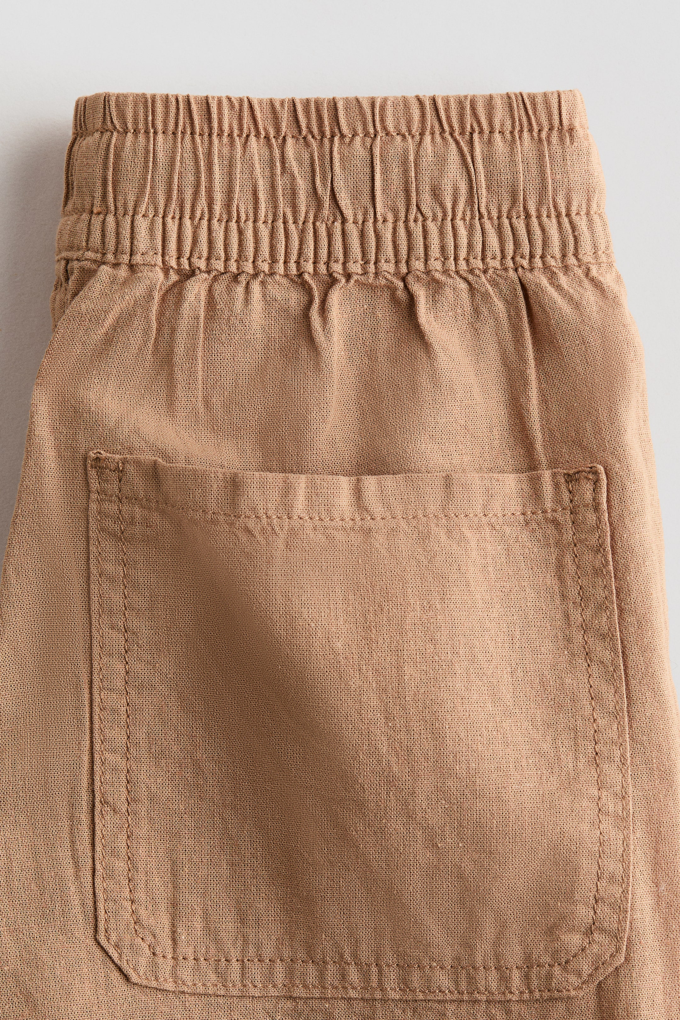 Детские брюки H&M Linen-Blend Joggers — фото 3