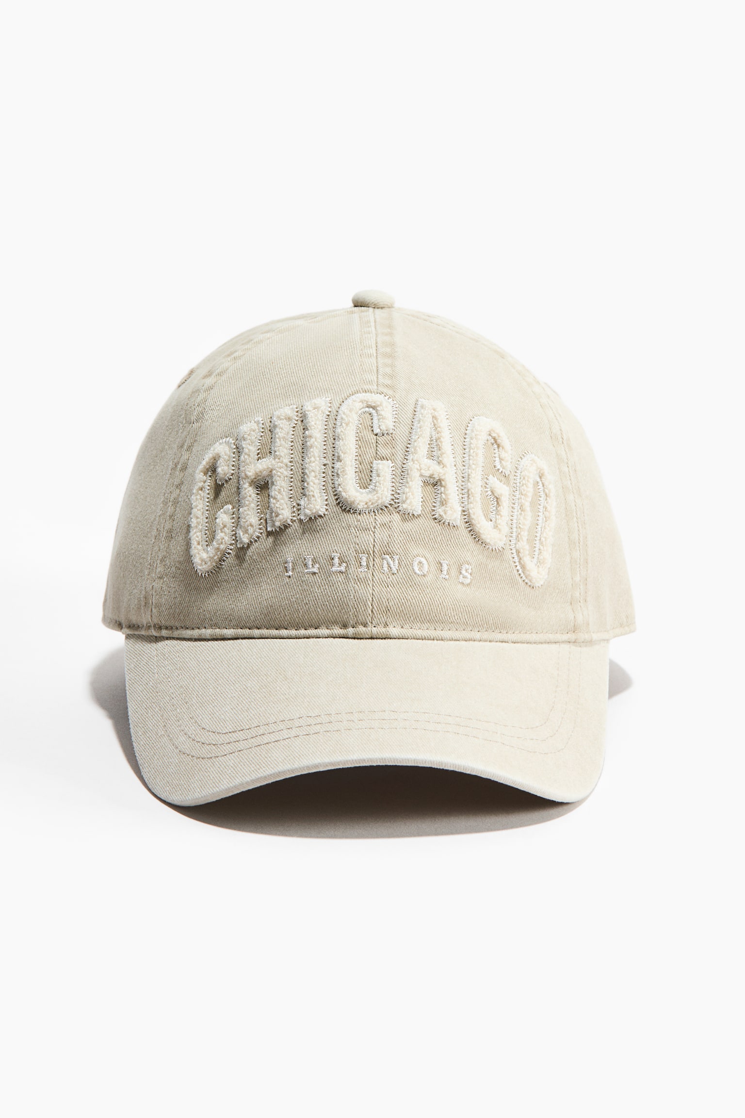 Gorra en sarga con bordado - Beige claro/Chicago/Café oscuro/Balance/Crema/Boston/Beige/Running Club/Azul marino/San Francisco/Azul oscuro/Running Club