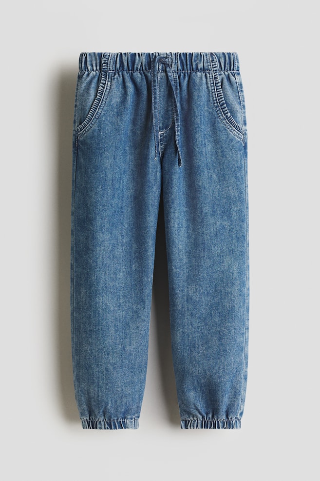Denim joggers - Denim blue/Washed denim blue - 1