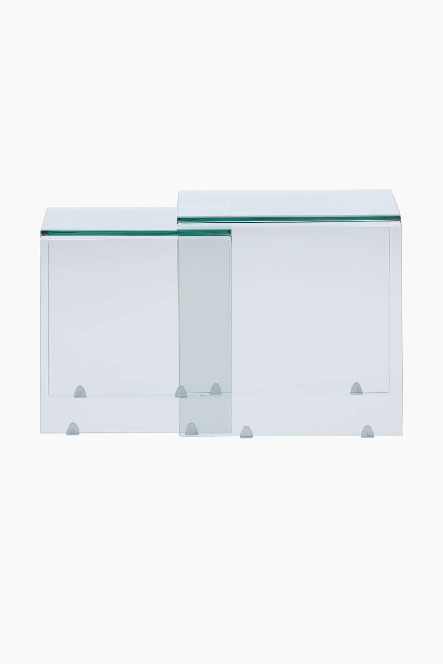 Telemark Beistelltisch - Glas, Transparent
