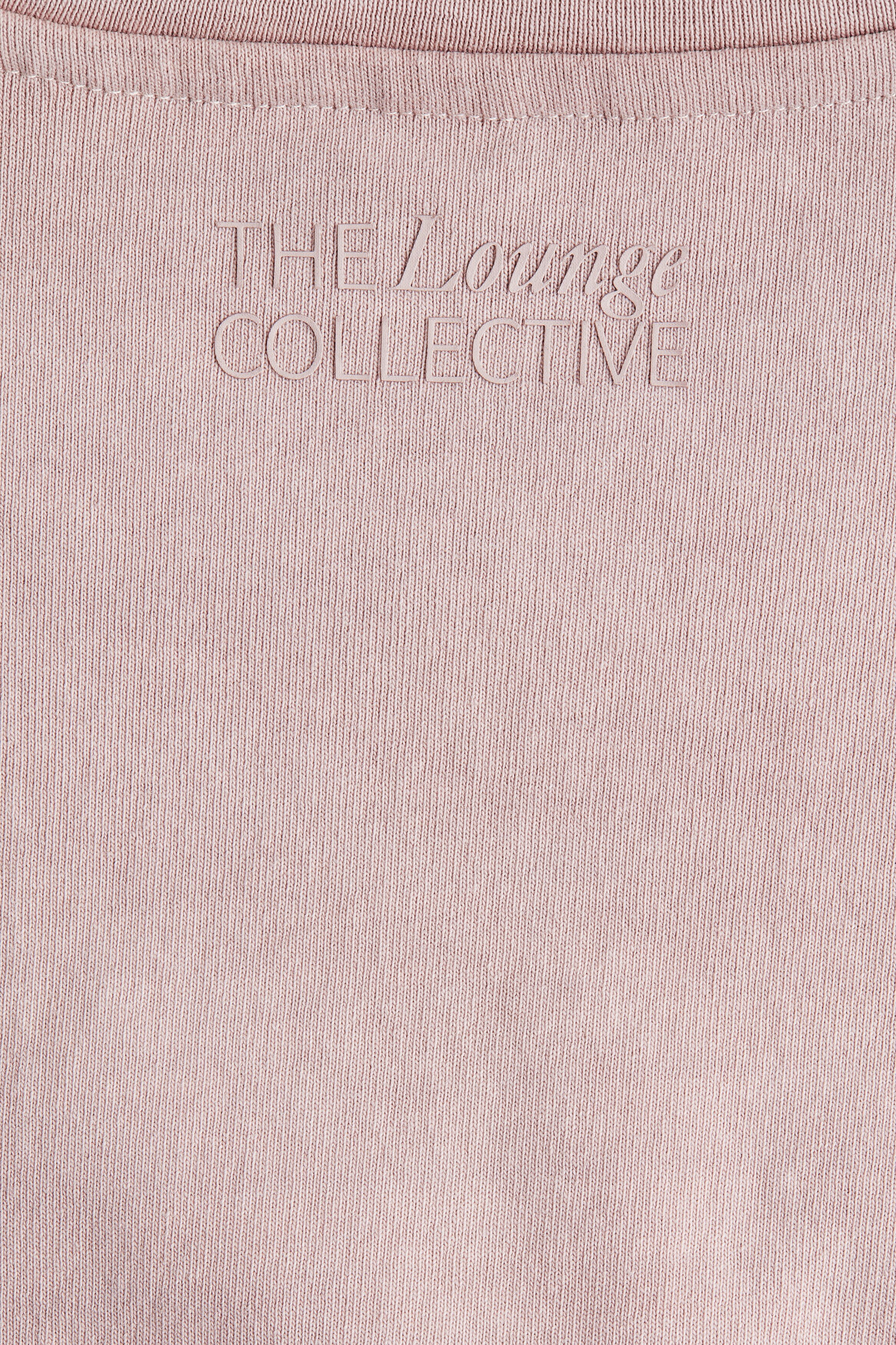 Washed-look cotton top