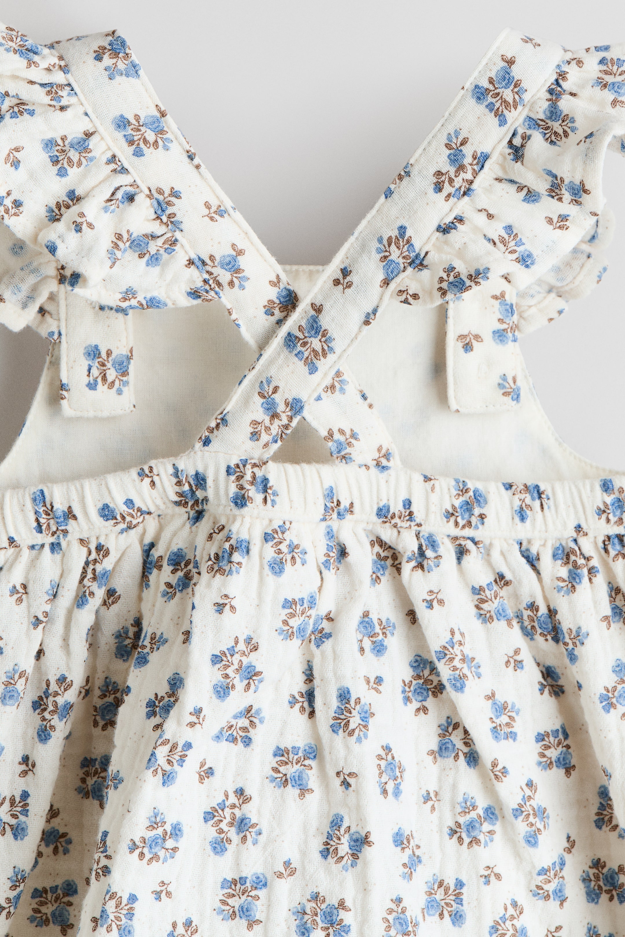 Детские платья H&M Printed Cotton Muslin Dress — фото 4
