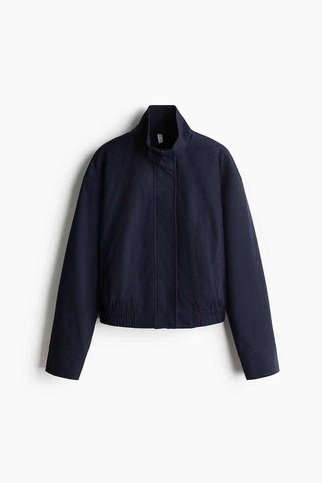 Twill jacket - Navy blue - 1
