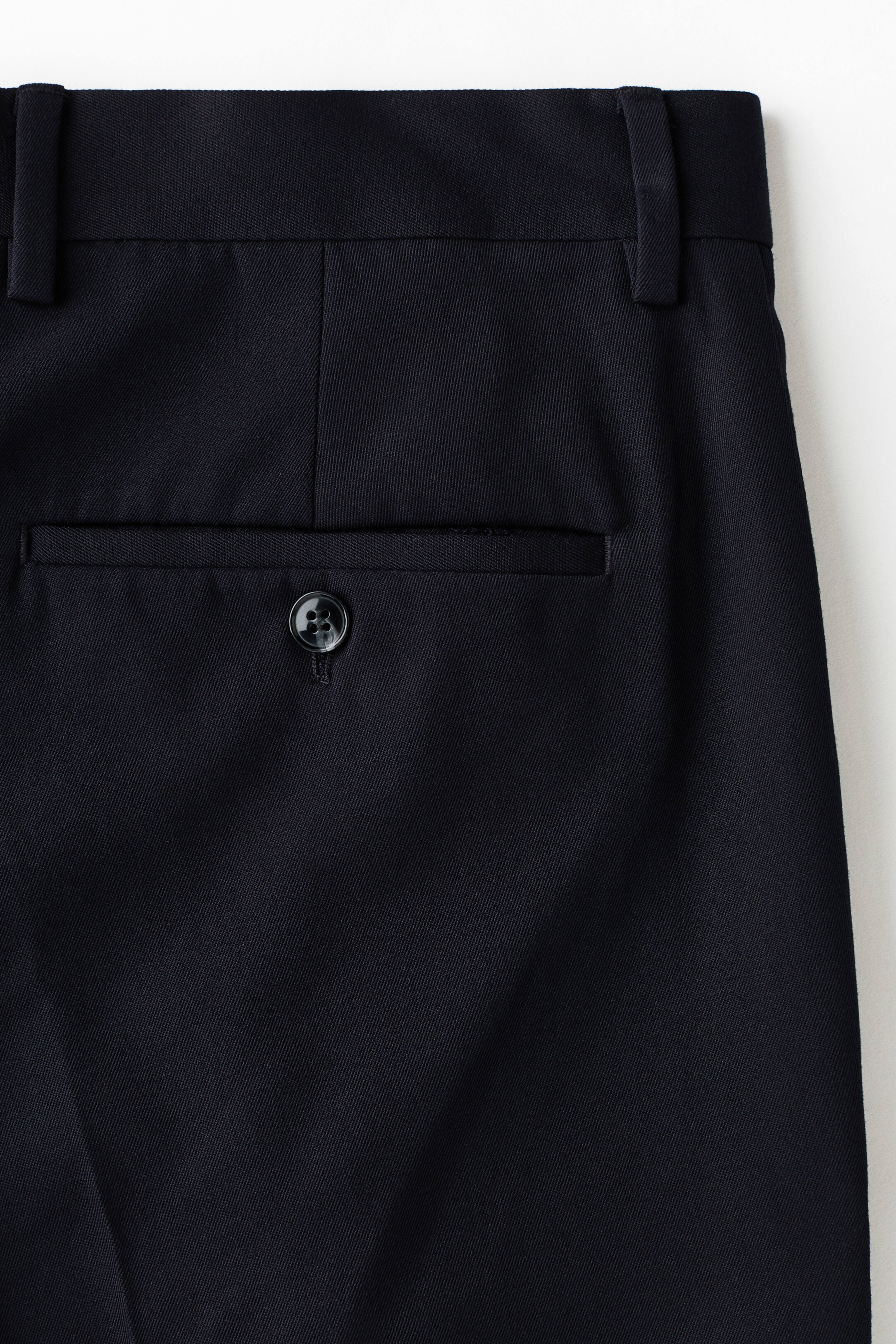 Pantalon chic décontracté en laine mélangée