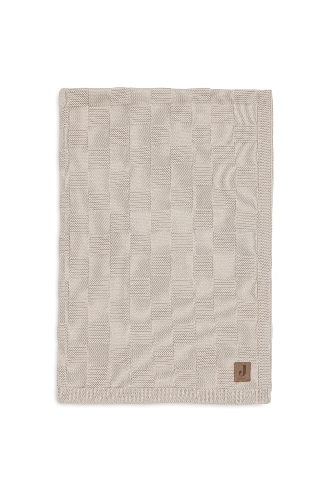 Couverture 100x150cm - Box Knit - Box Knit/warm Sand/Box Knit/milky Coffee - 1
