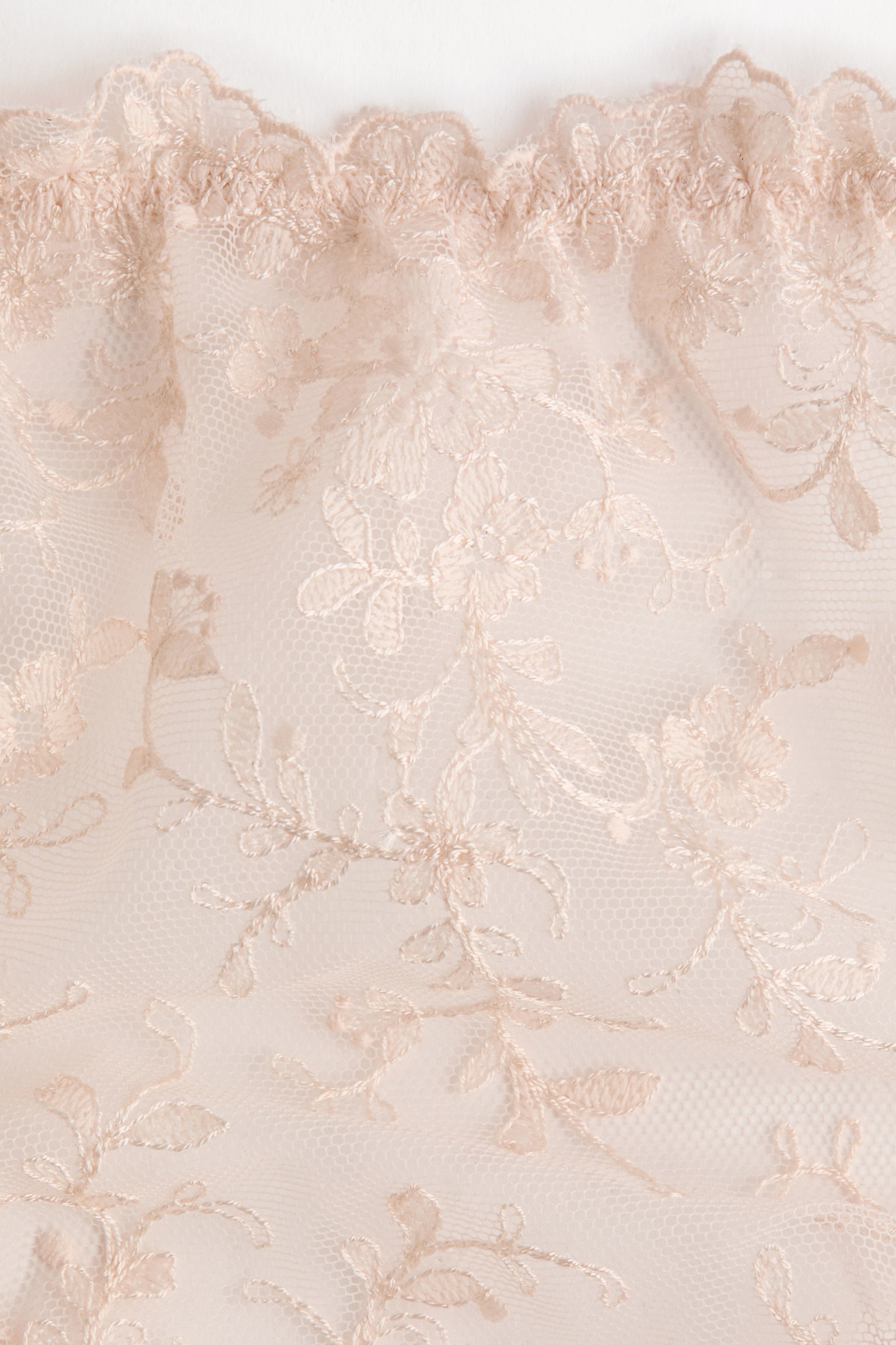 Embroidered thong briefs - Light beige/Black - 5