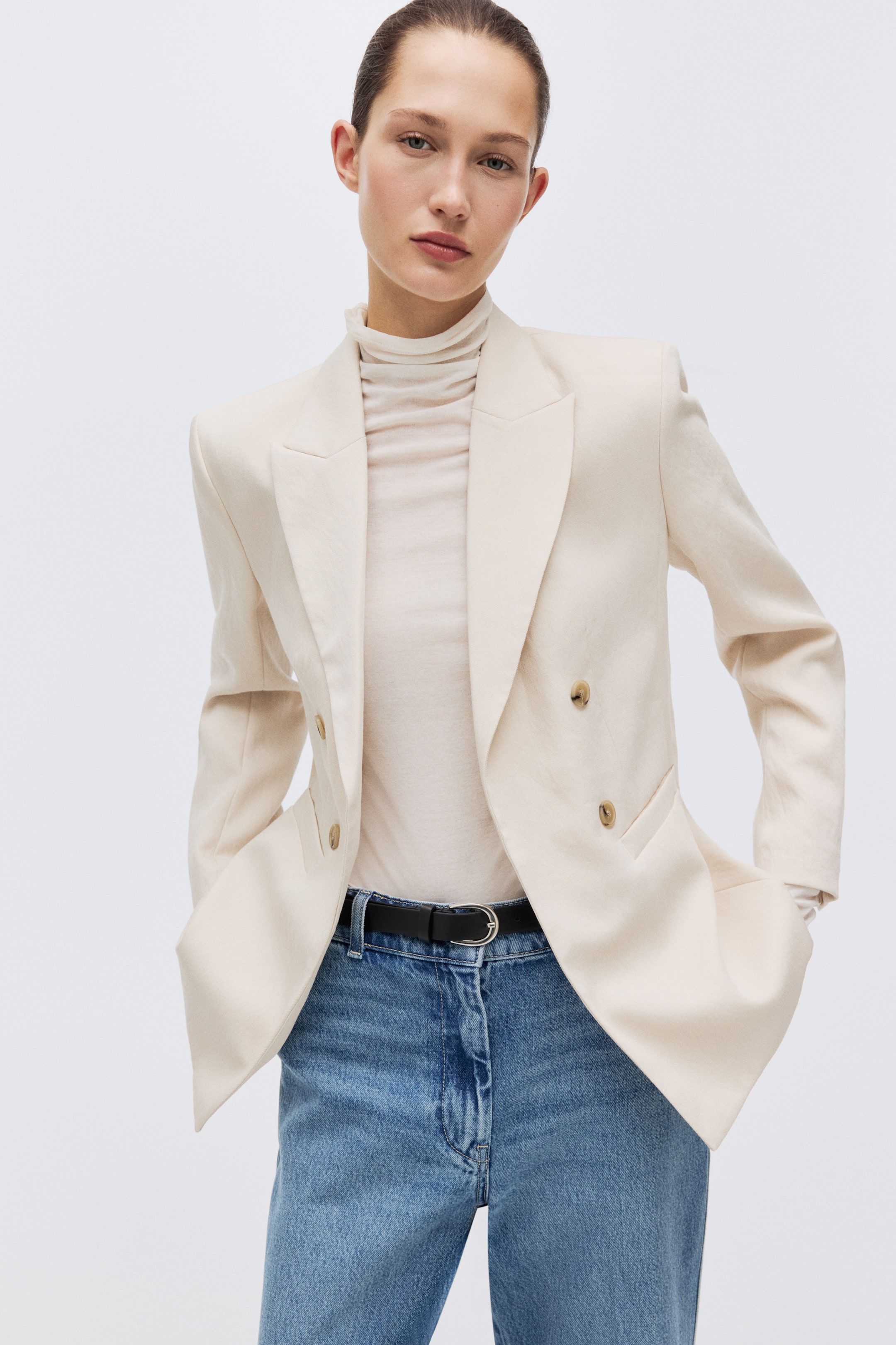Größeres Bild anzeigen: Blazer - Hellbeige - Ladies | H&M AT 1