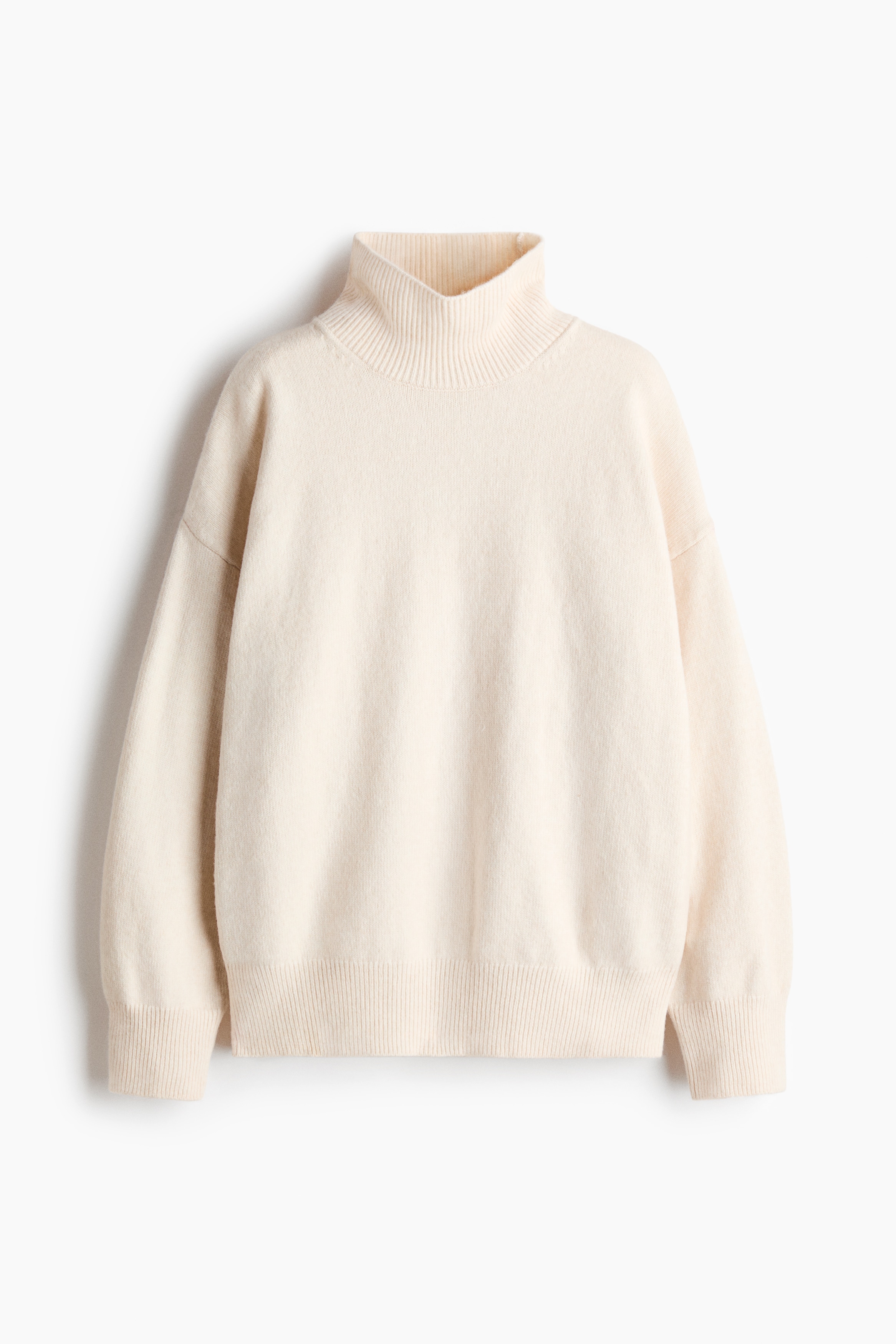 Oversized turtleneck jumper