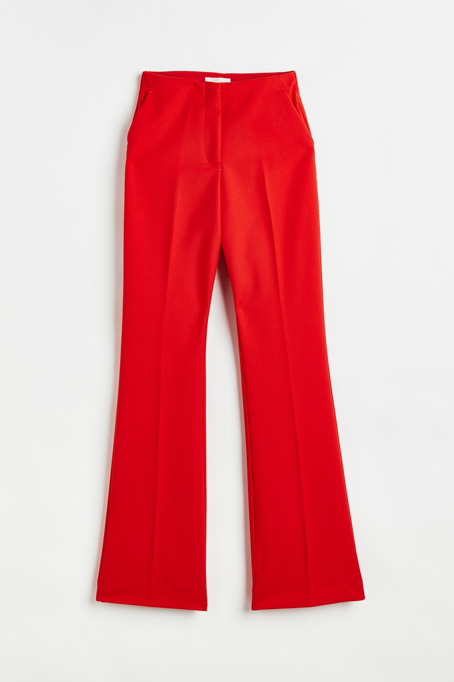 Flared Pants - Bright red/Black/Greige/Check/Dark brown/Cerise/Pink/Black - 1