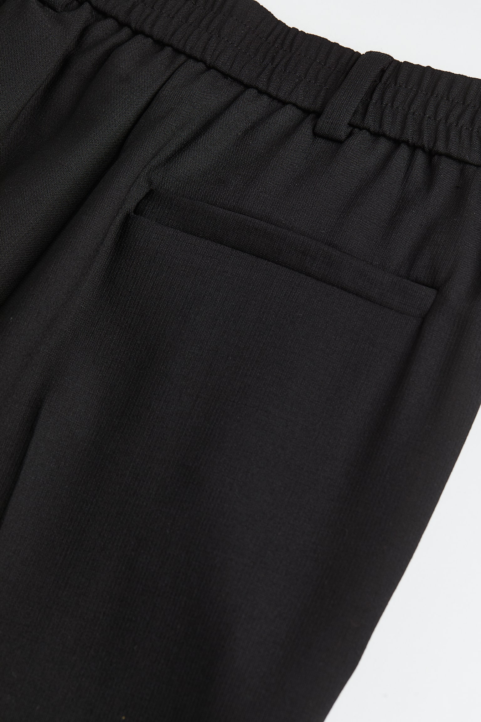 Tailored wool trousers - Black - 2