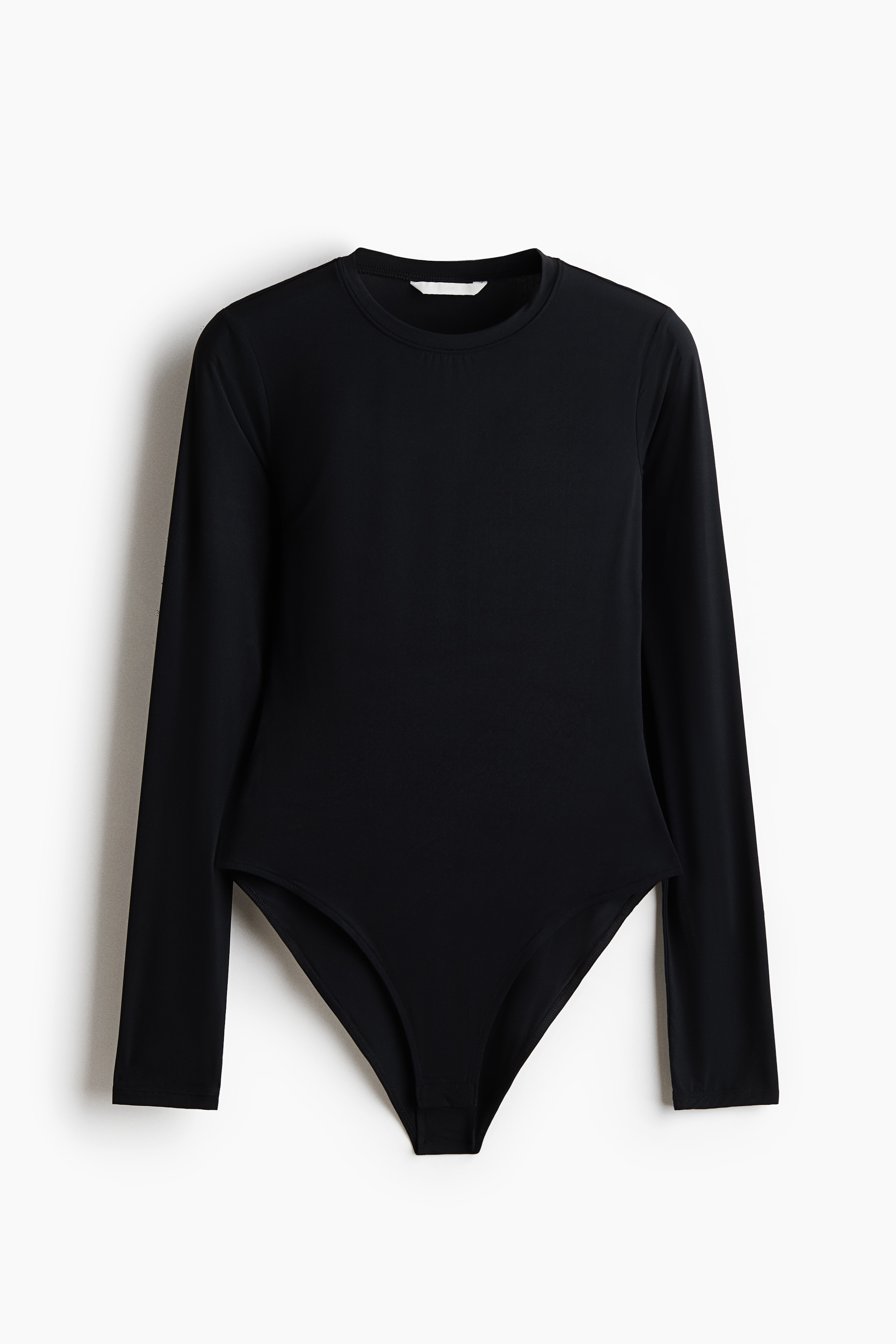 Long Sleeve Bodysuit - Black/Light beige/Beige/Dark beige/Leopard print