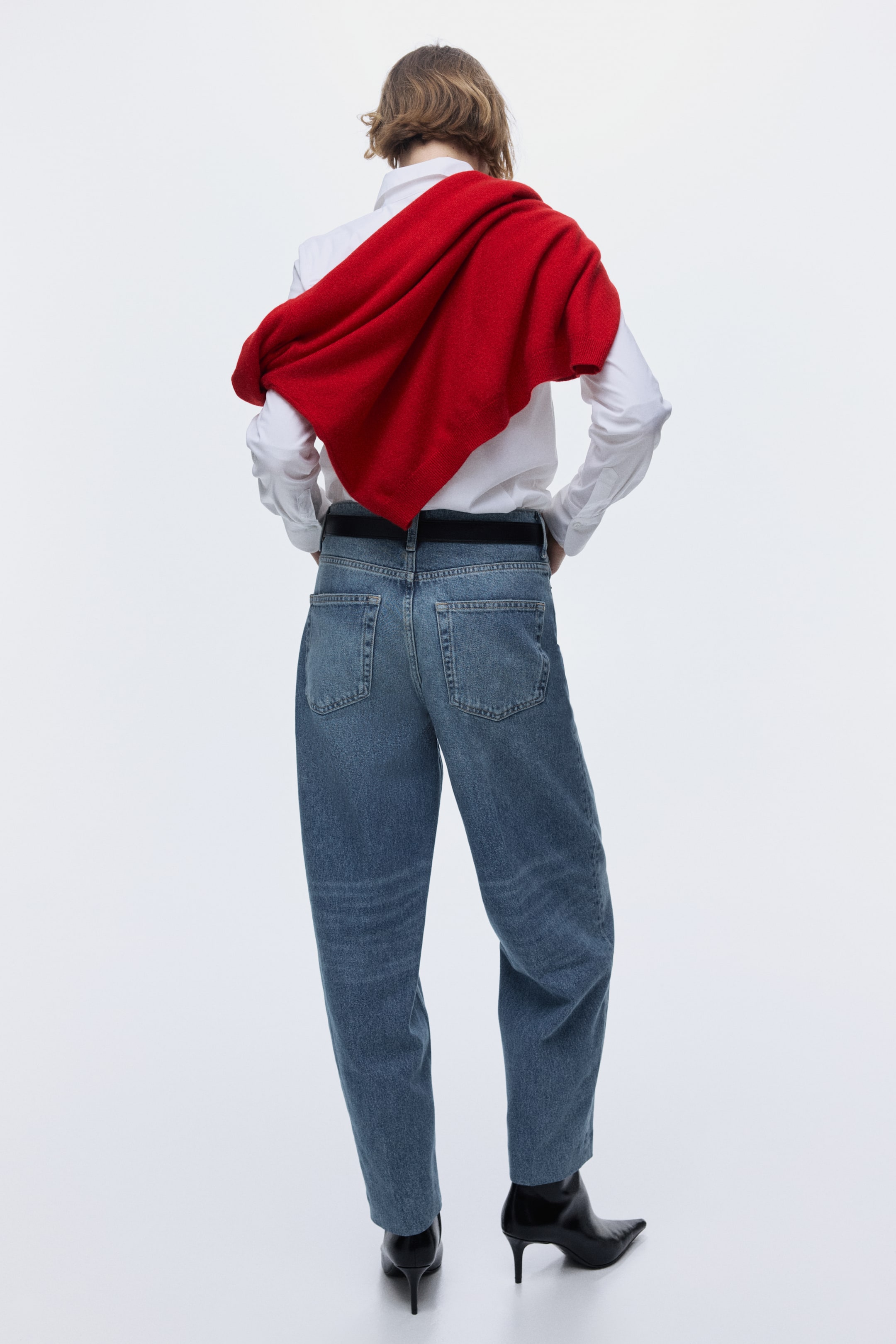 Größeres Bild anzeigen: Barrel High Ankle Jeans - Denim blue - Ladies | H&M AT 3