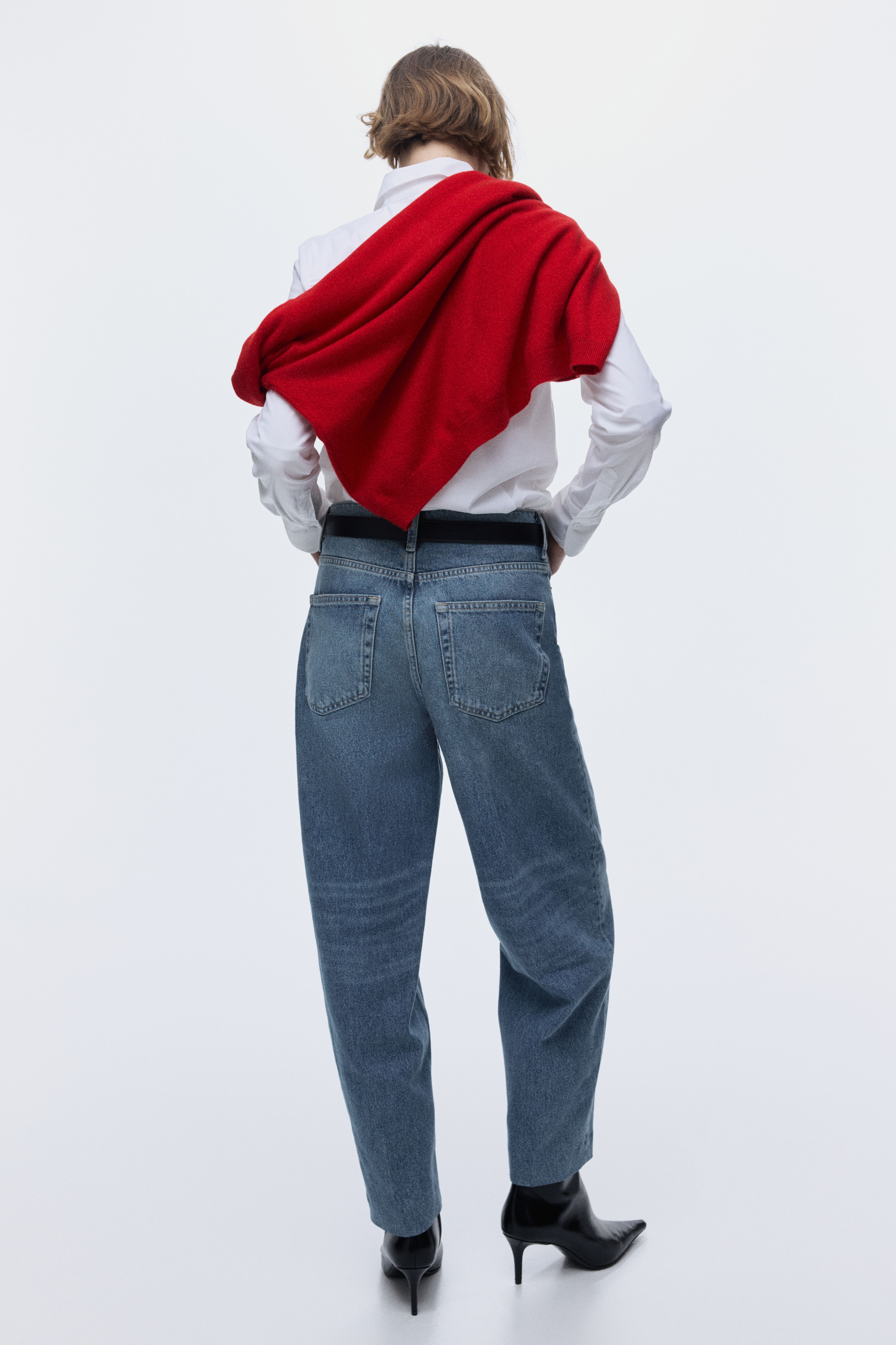 Barrel High Ankle Jeans