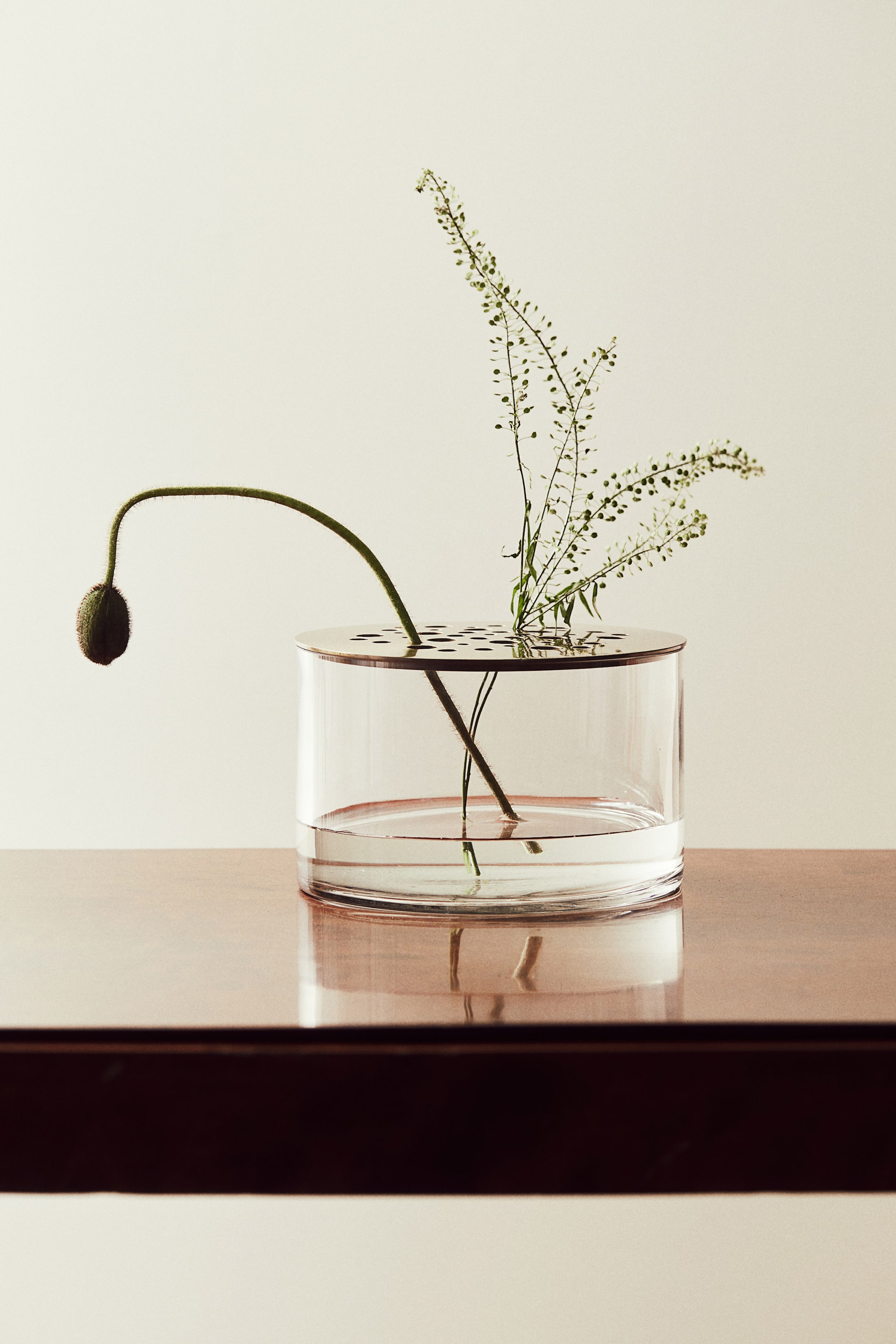 Glass Ikebana Vase