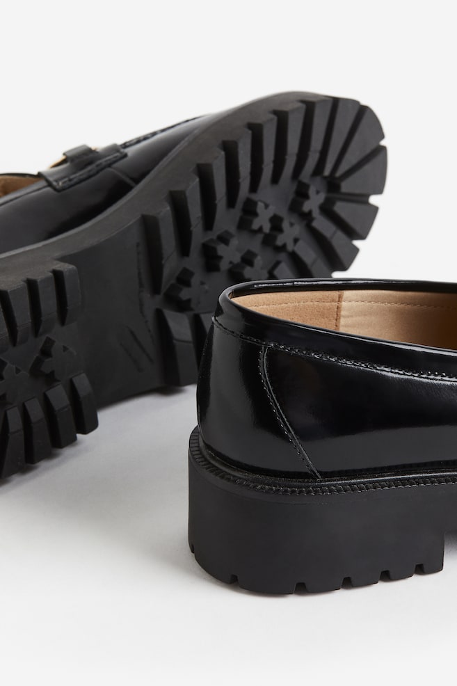 Leather loafers - Black/Black/Black - 3