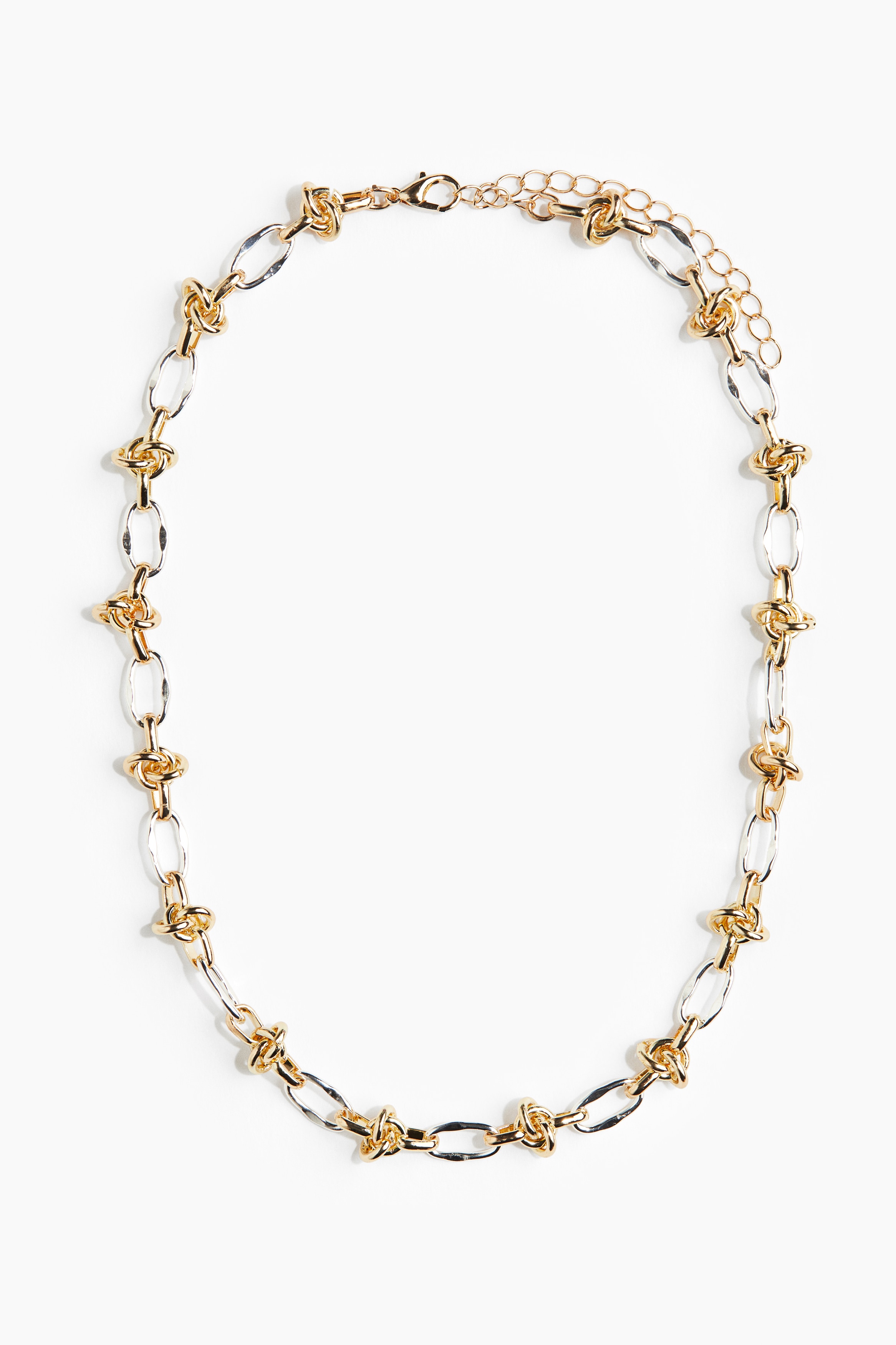 Two Tone Necklace - Gold colour/Silver colour