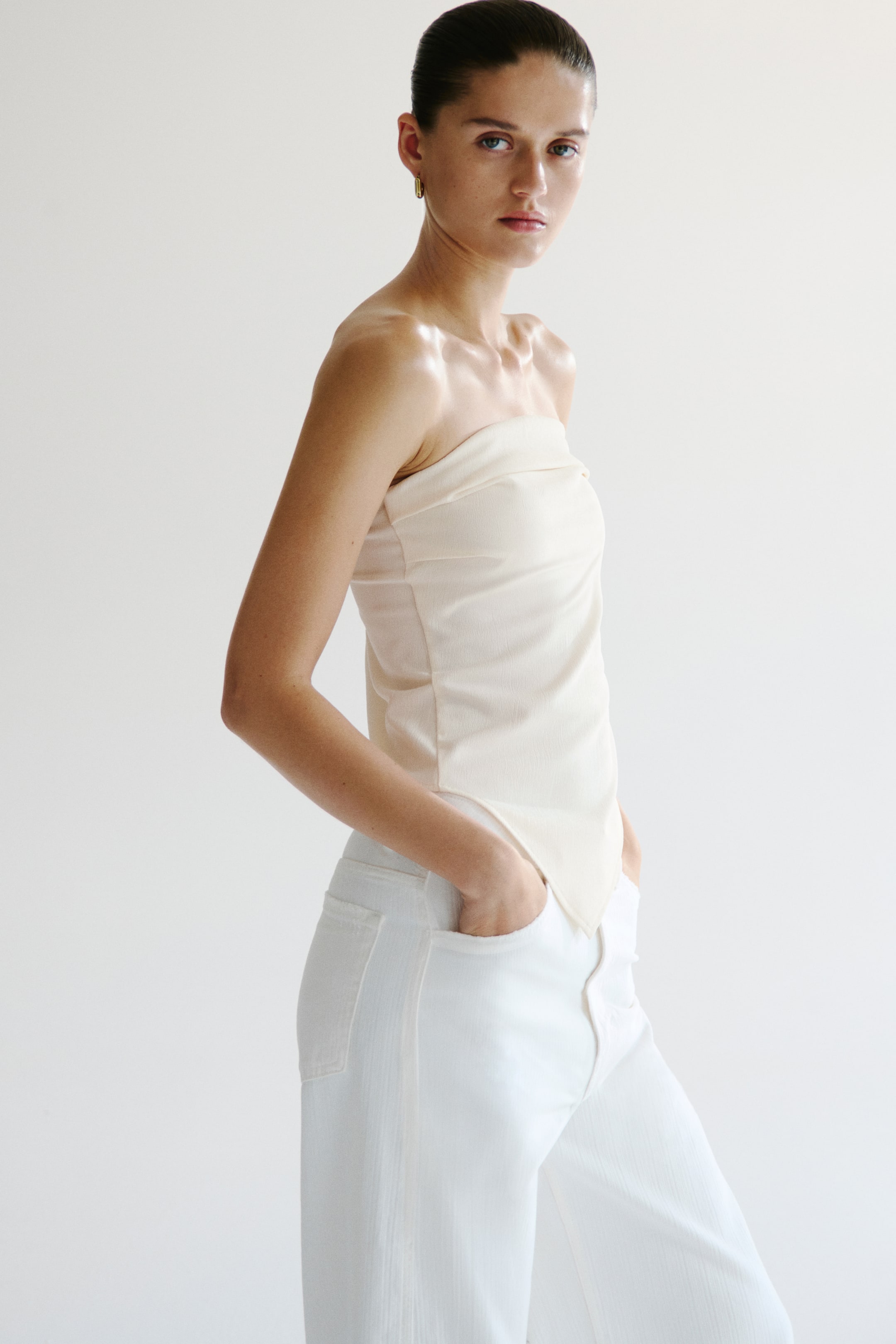 Asymmetric Tube Top