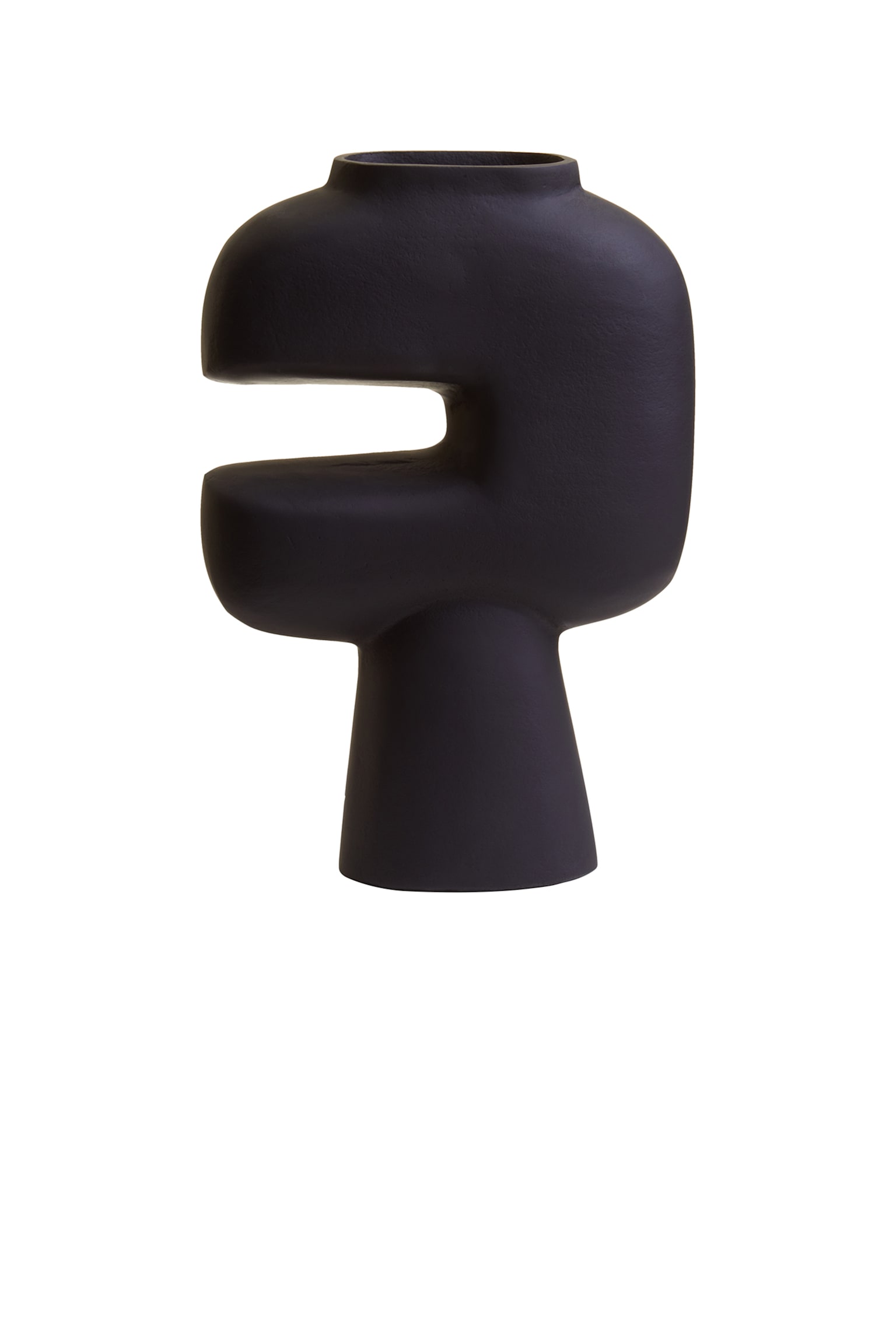 Hapax Abstract Small Vase - Black